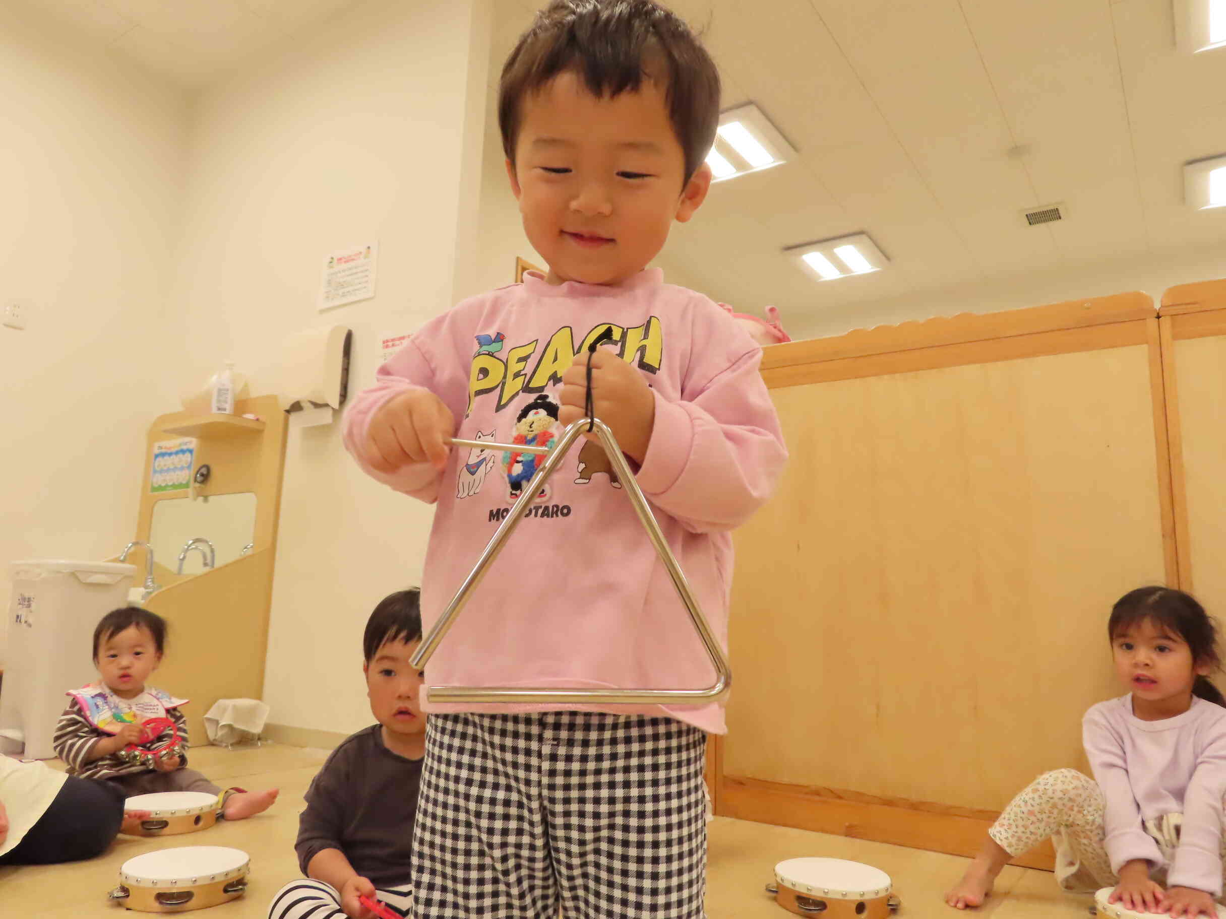 トライアングルにも挑戦してみました♪