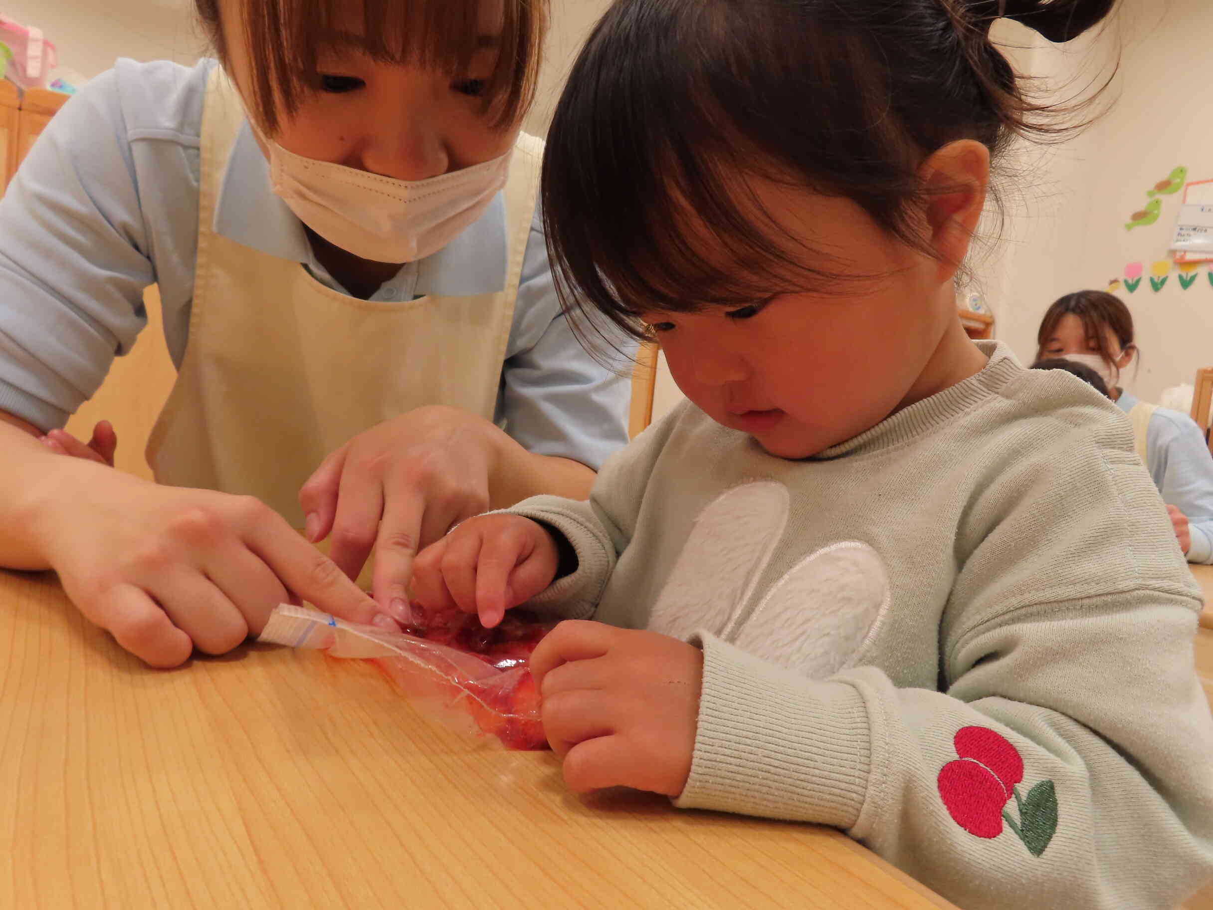 いちごジャム作りに挑戦！