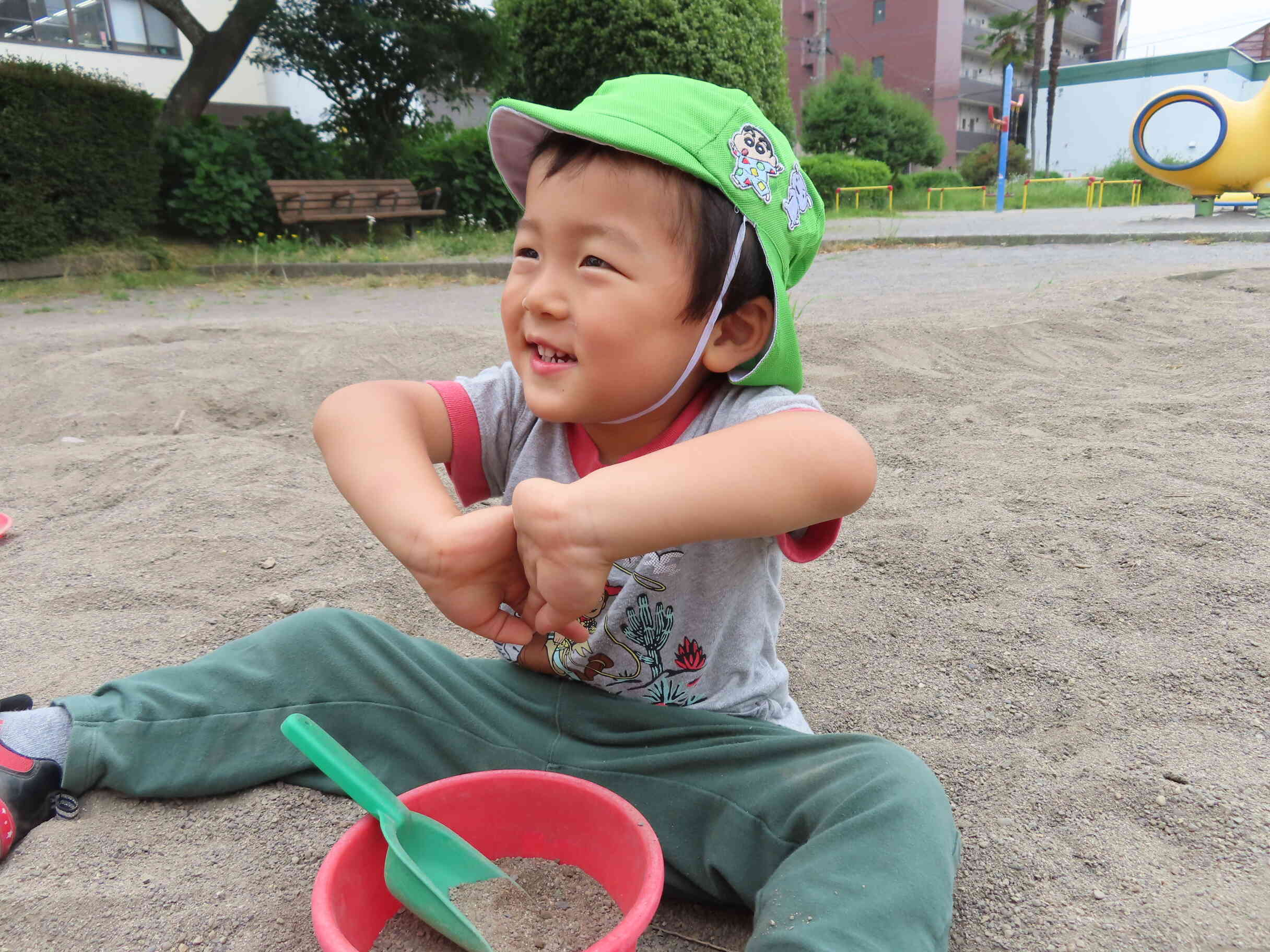 砂場 大好き♪