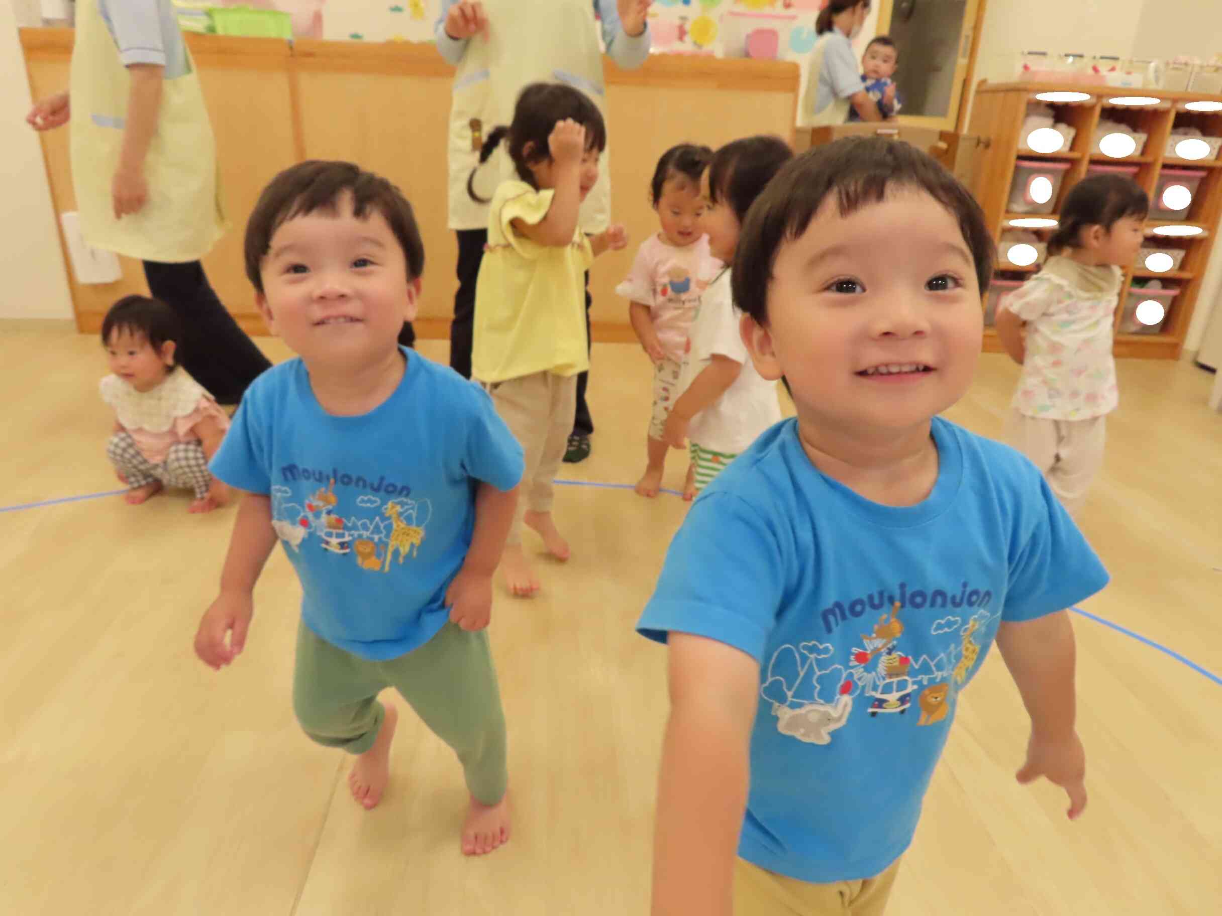 2人そろってご機嫌です♪