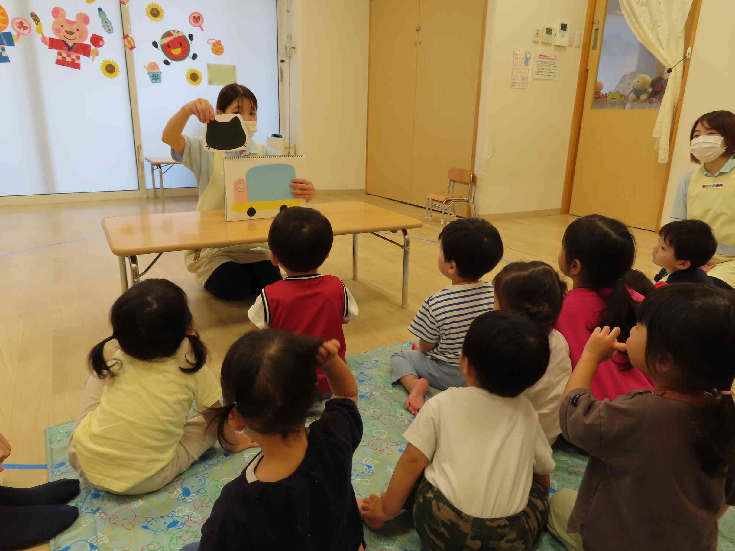 何が乗っているかな？