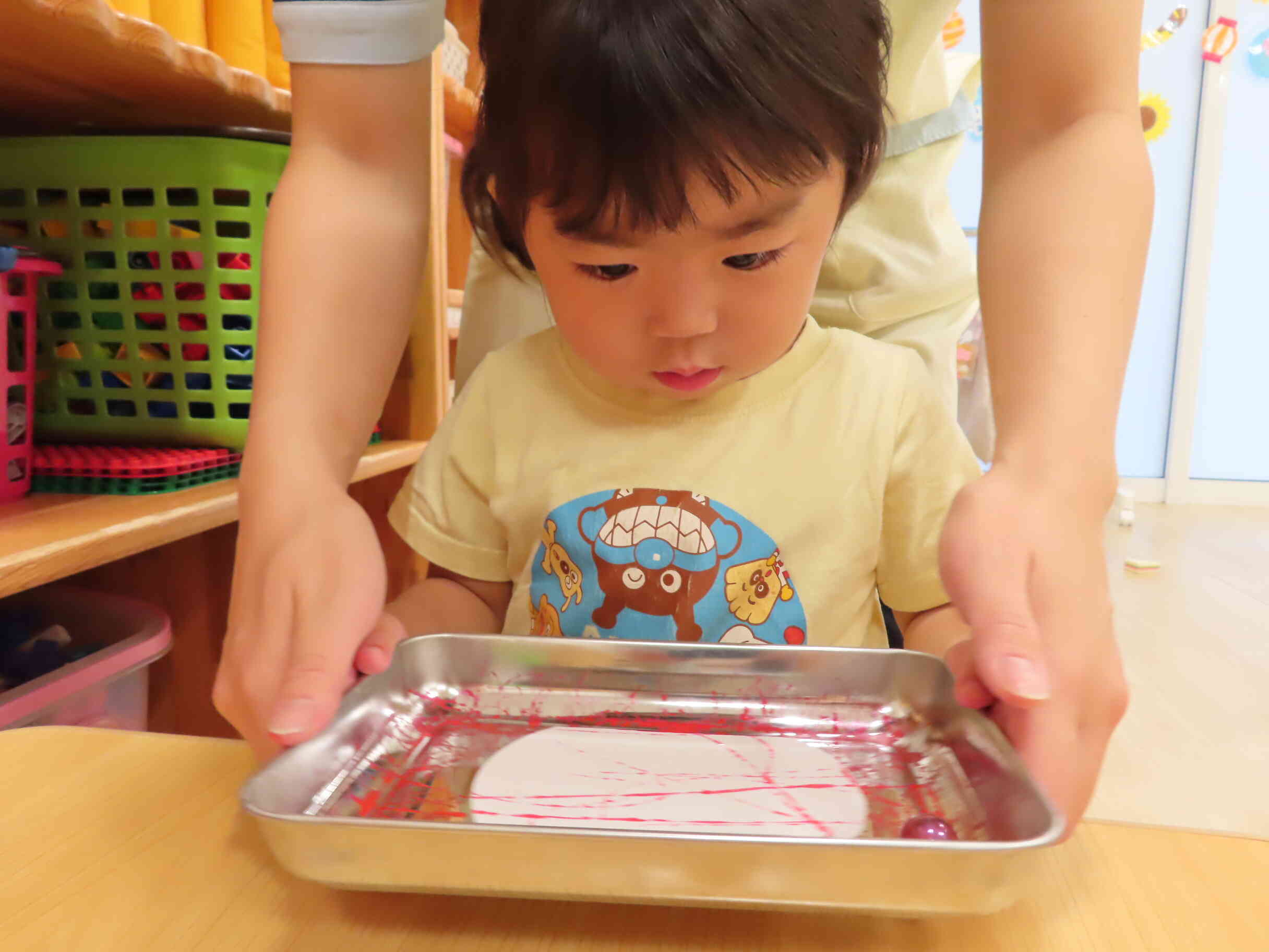 先生と一緒にコロコロ～♪