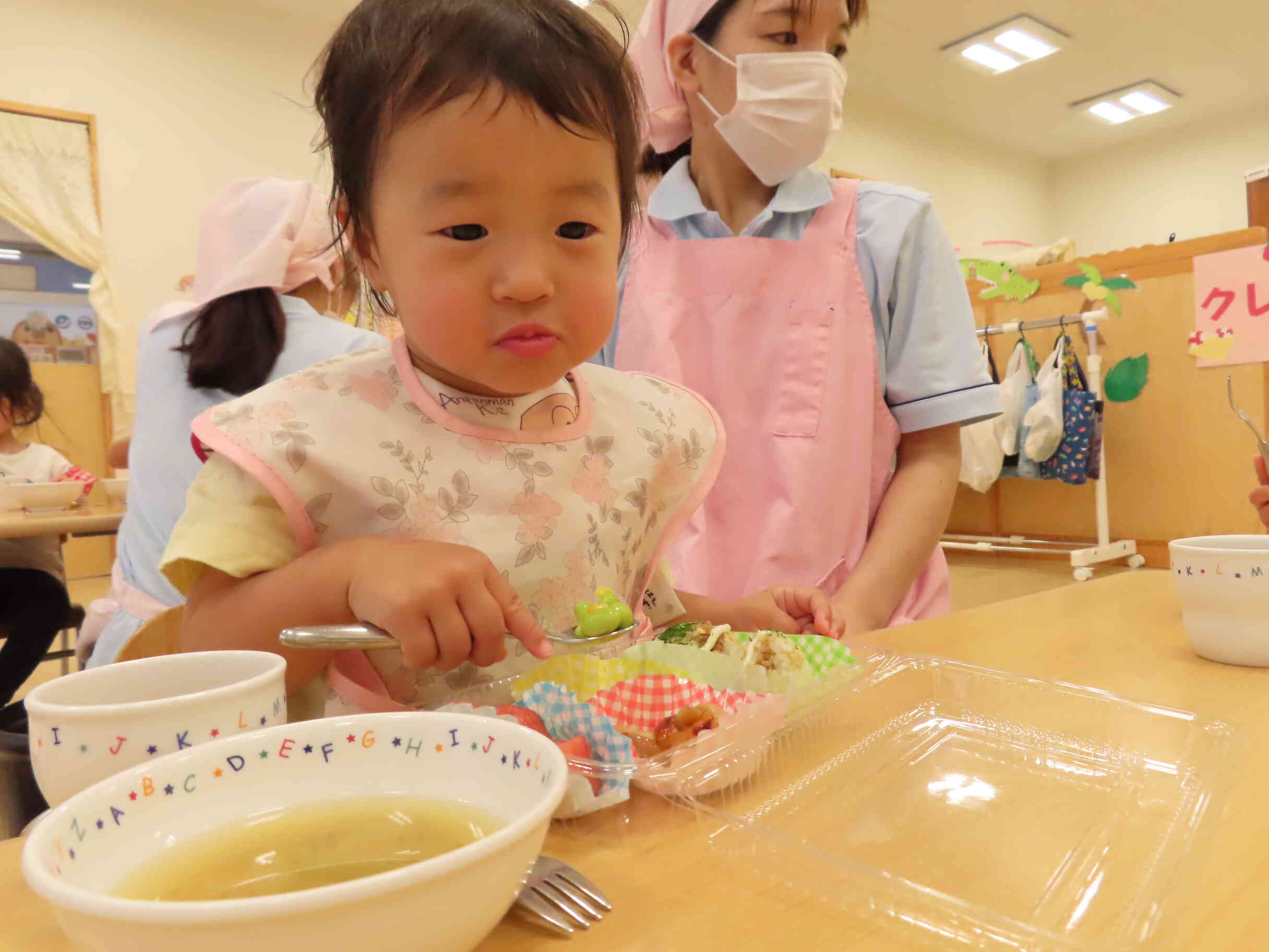 夏祭りご飯、おいしいね♪