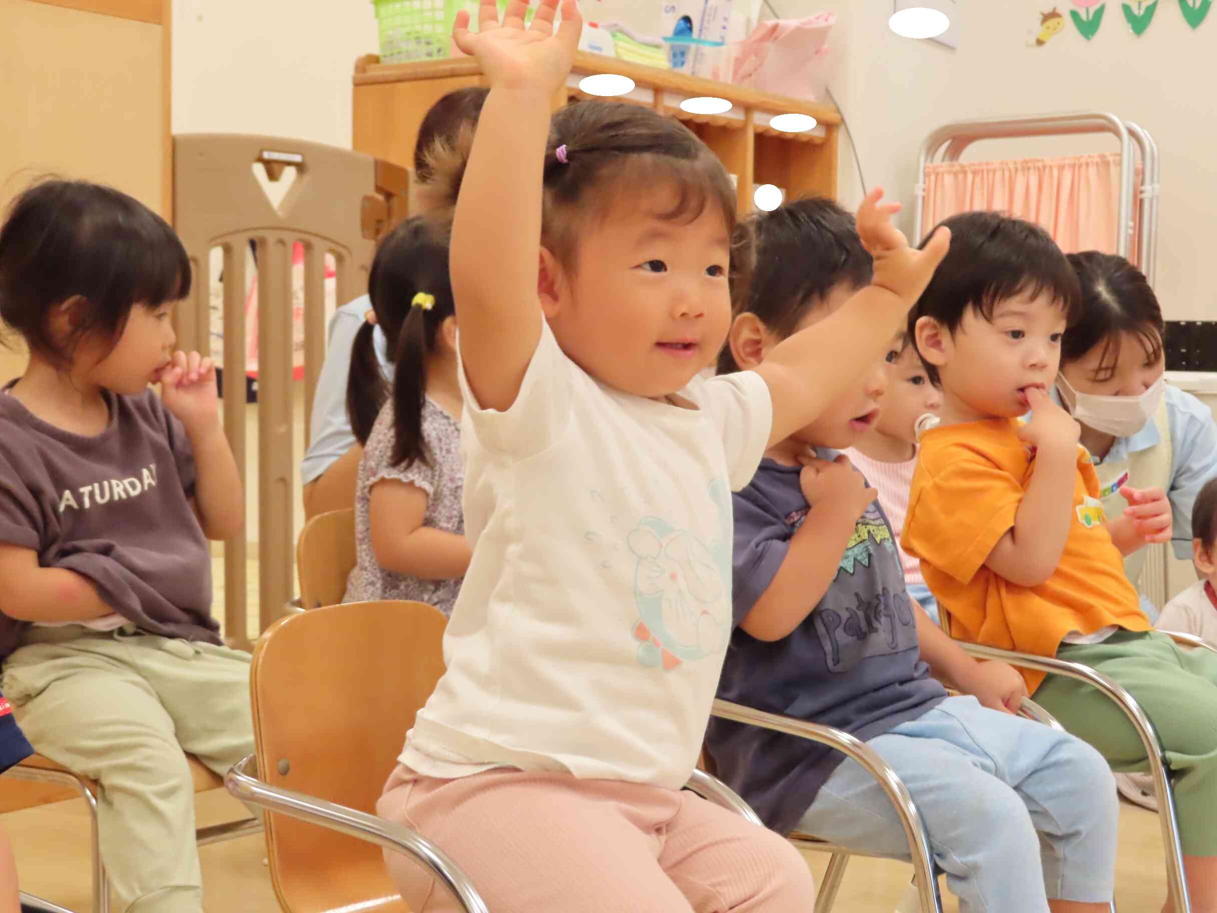歌や曲に合わせてみんなノリノリでした!