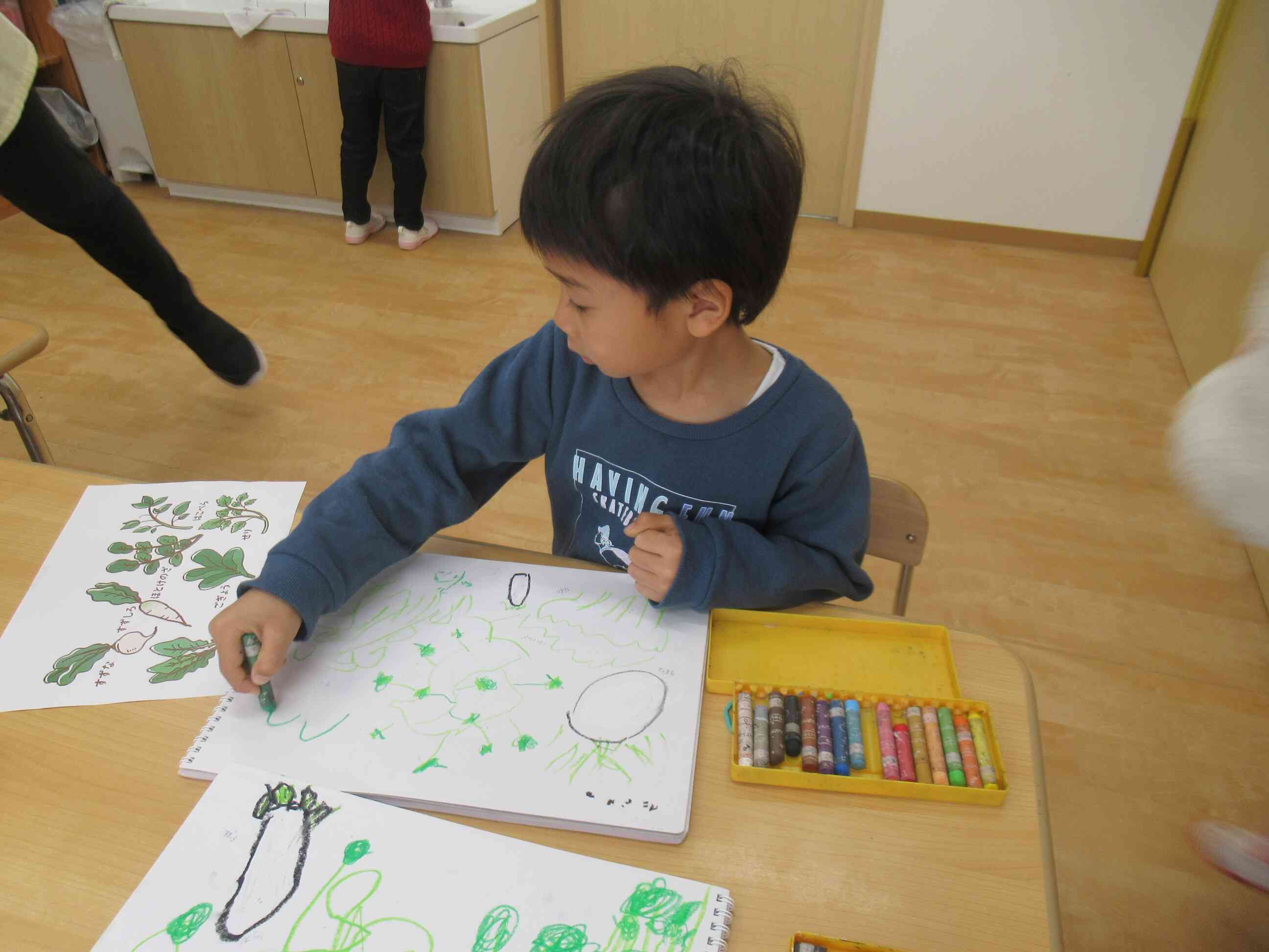 「七草の図鑑」も参考にしながら.....。