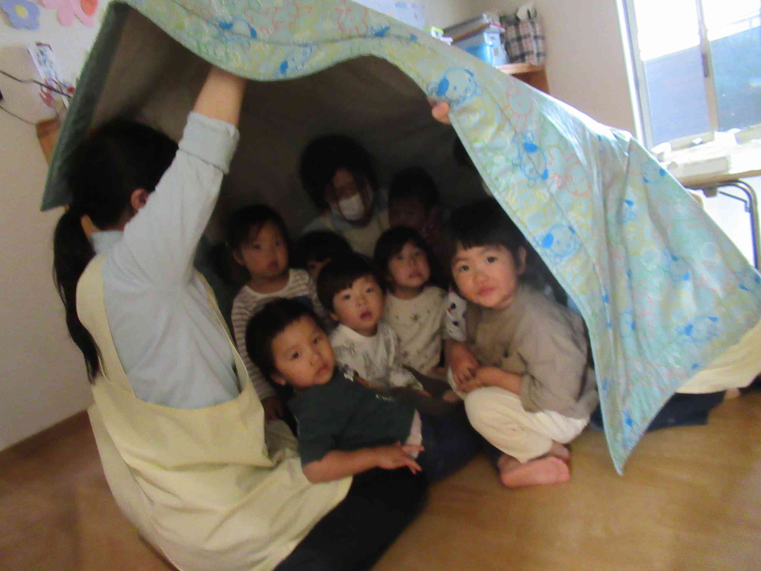 2歳児うさぎ組さんの様子