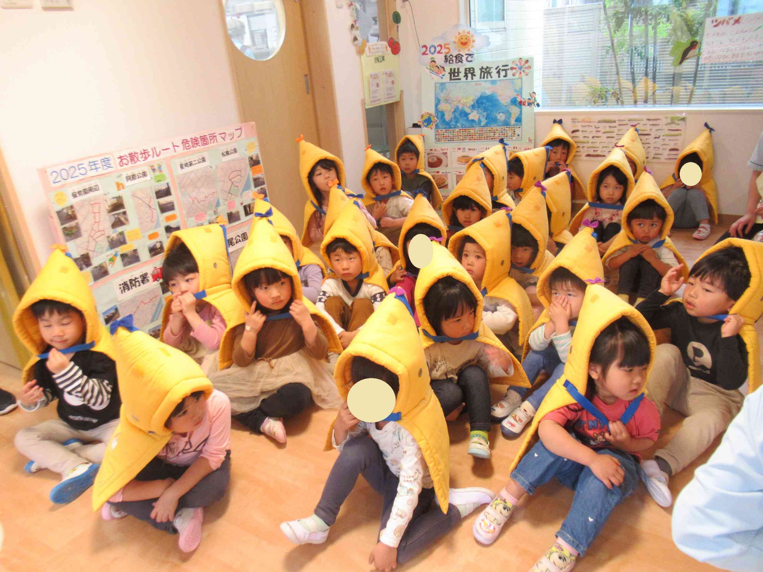 幼児組さんが集まりました