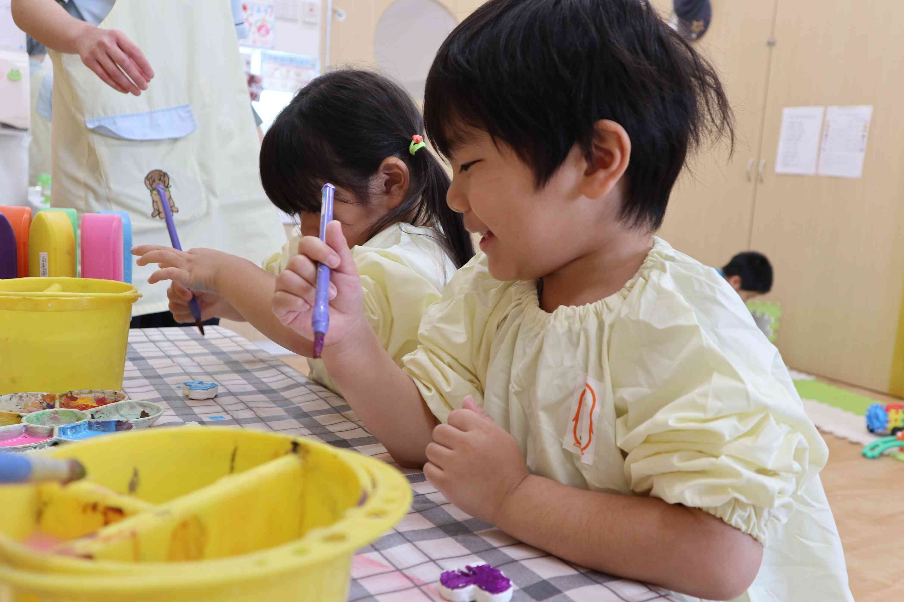 箸置きづくり（4歳児・ぱんだ組）