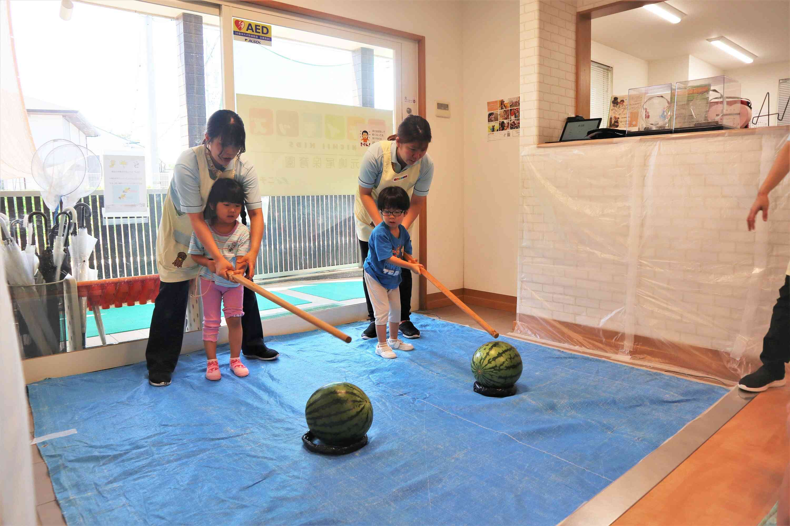 すいかわり（幼児組）