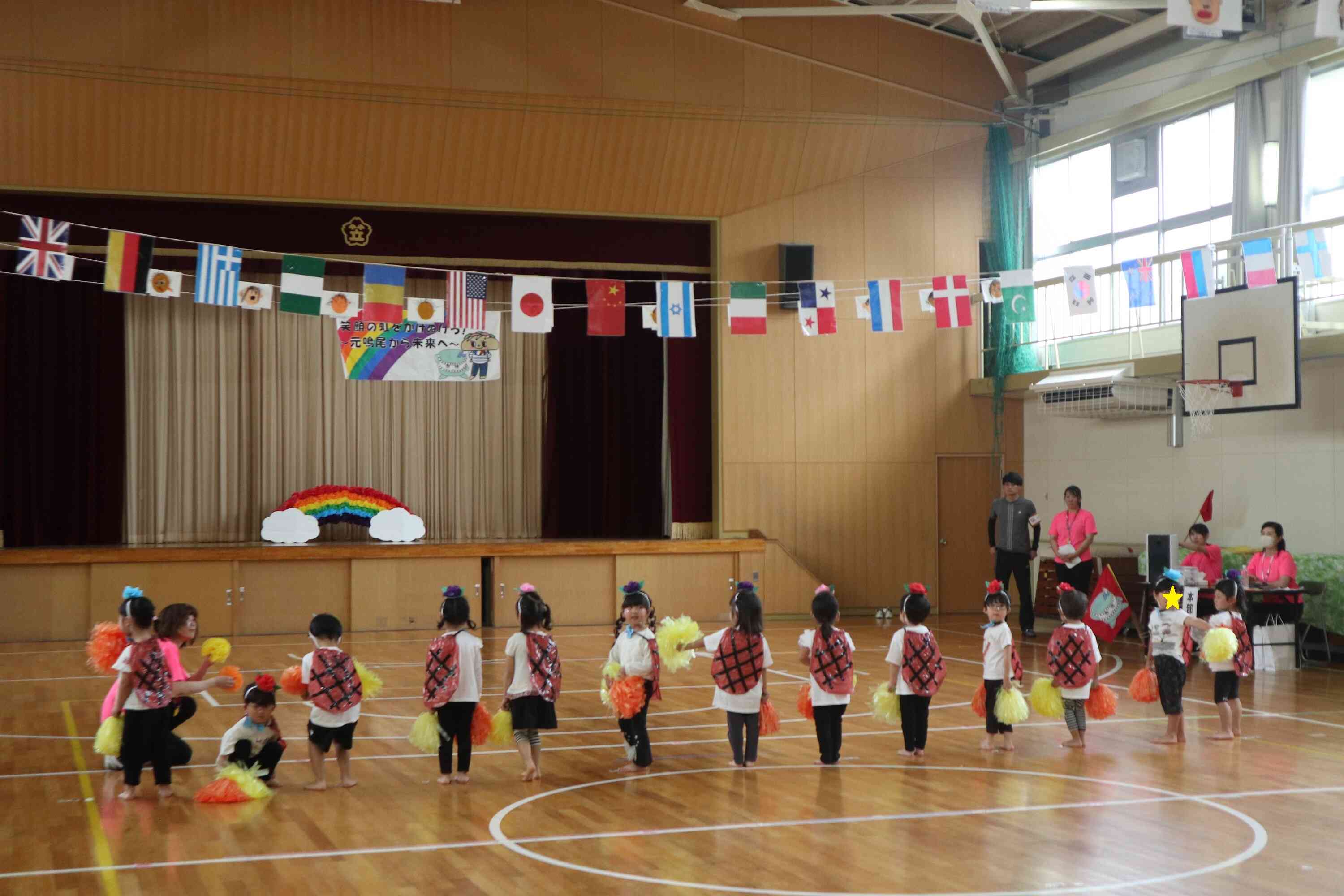 花かっぱの可愛らしい背中です