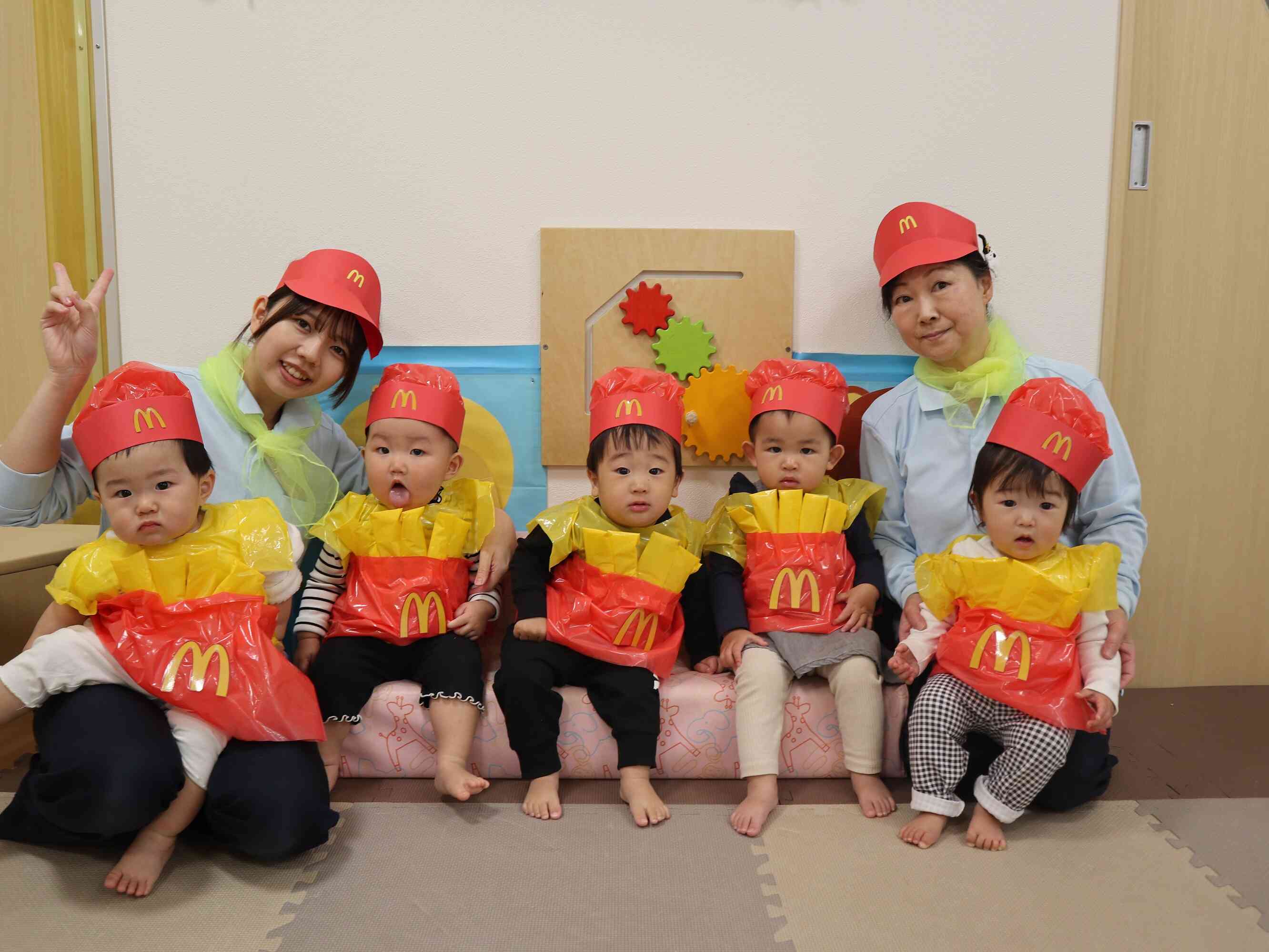 「〇ッ〇のポテト！？」　0歳児