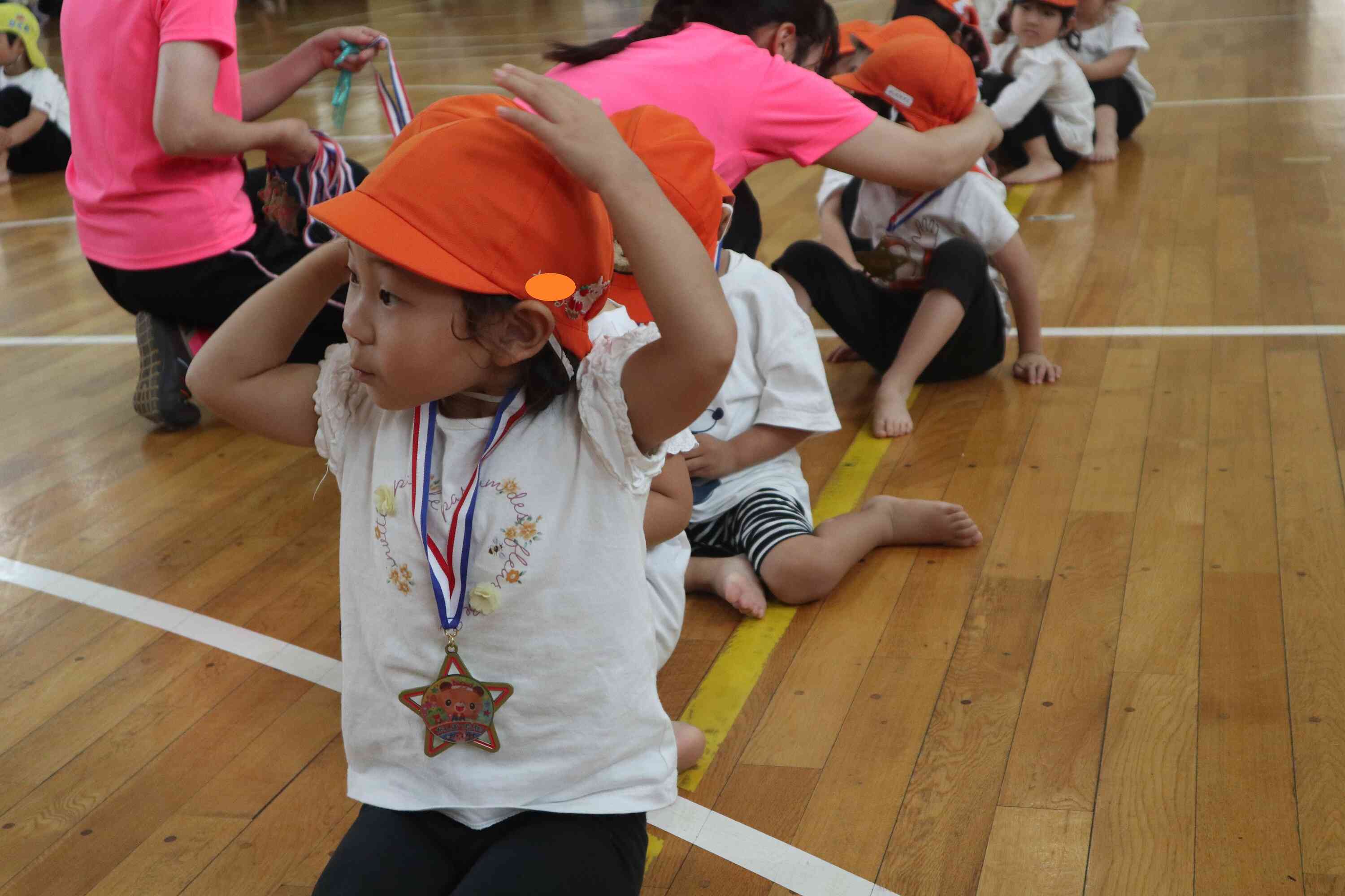 メダルをもらったよ！