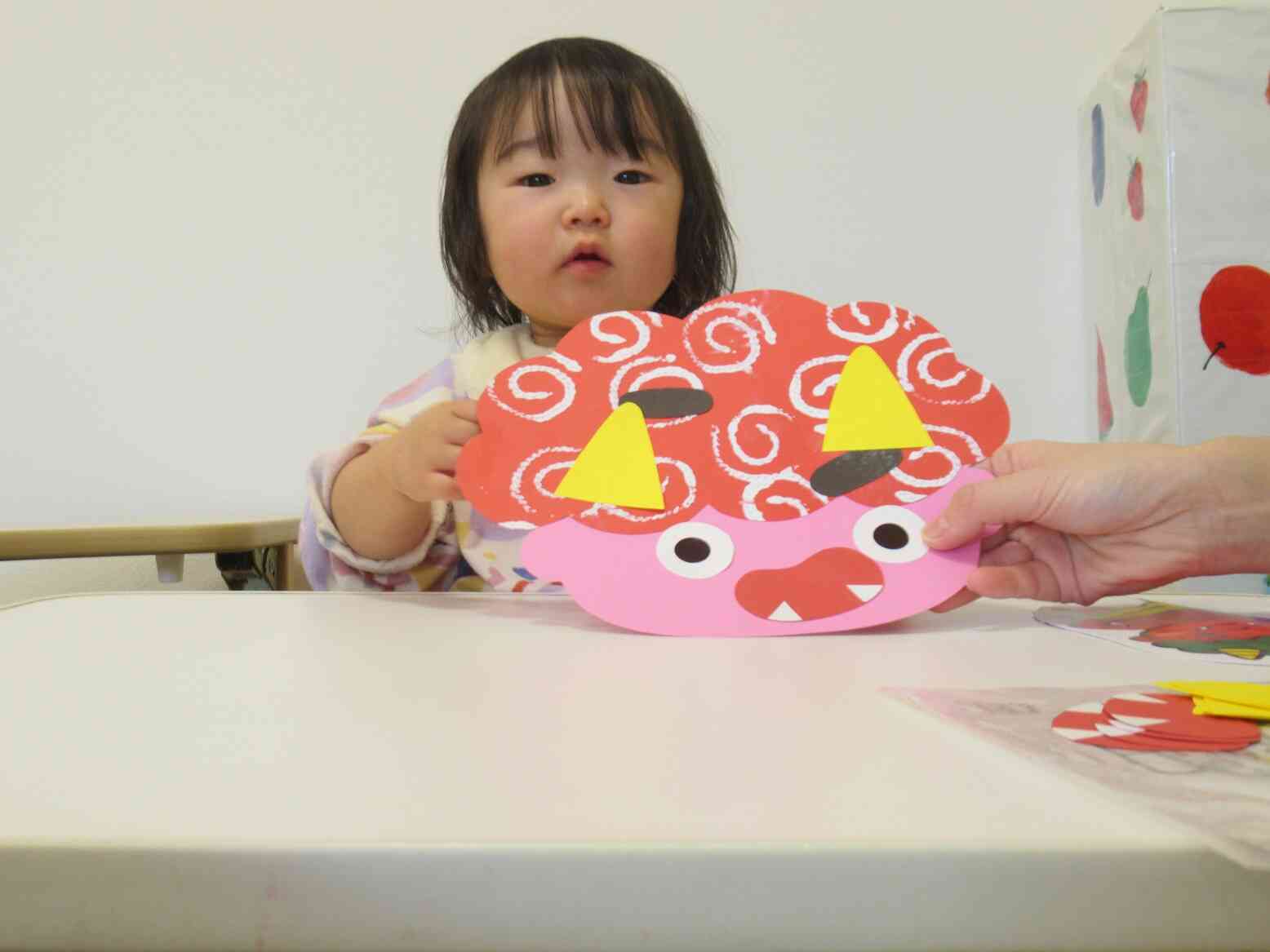 色も選んで「ペタペタ」「強そうでしょ！」