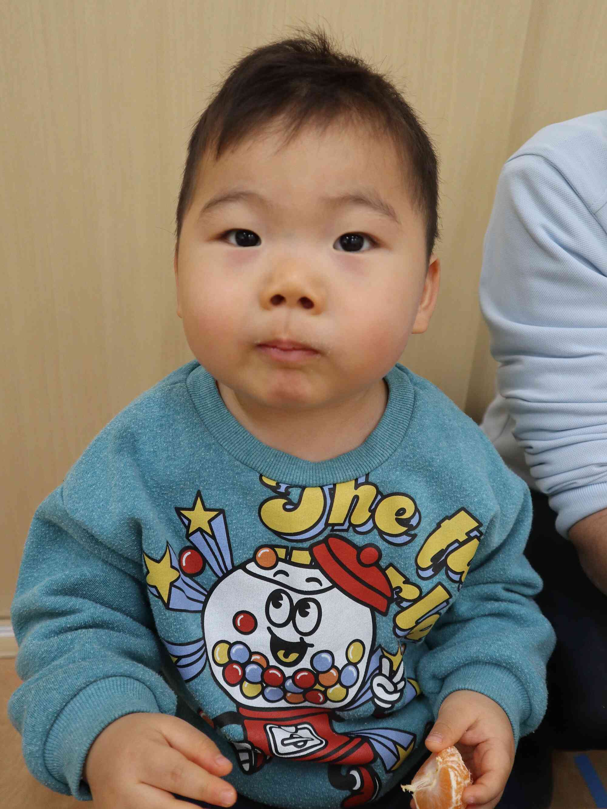 もぐもぐ食べて、美味しいね！