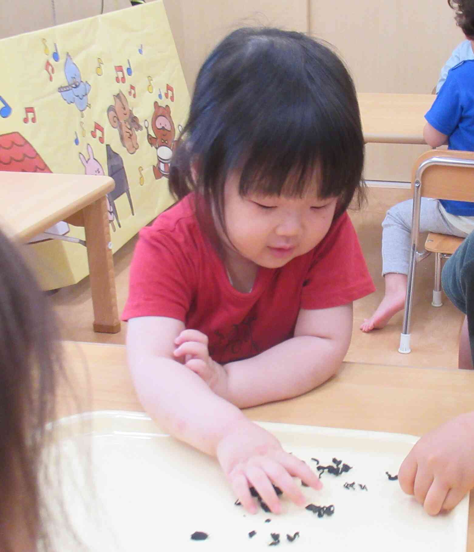 5月食育・乾物に触れてみよう！（うさぎ組・２歳児）