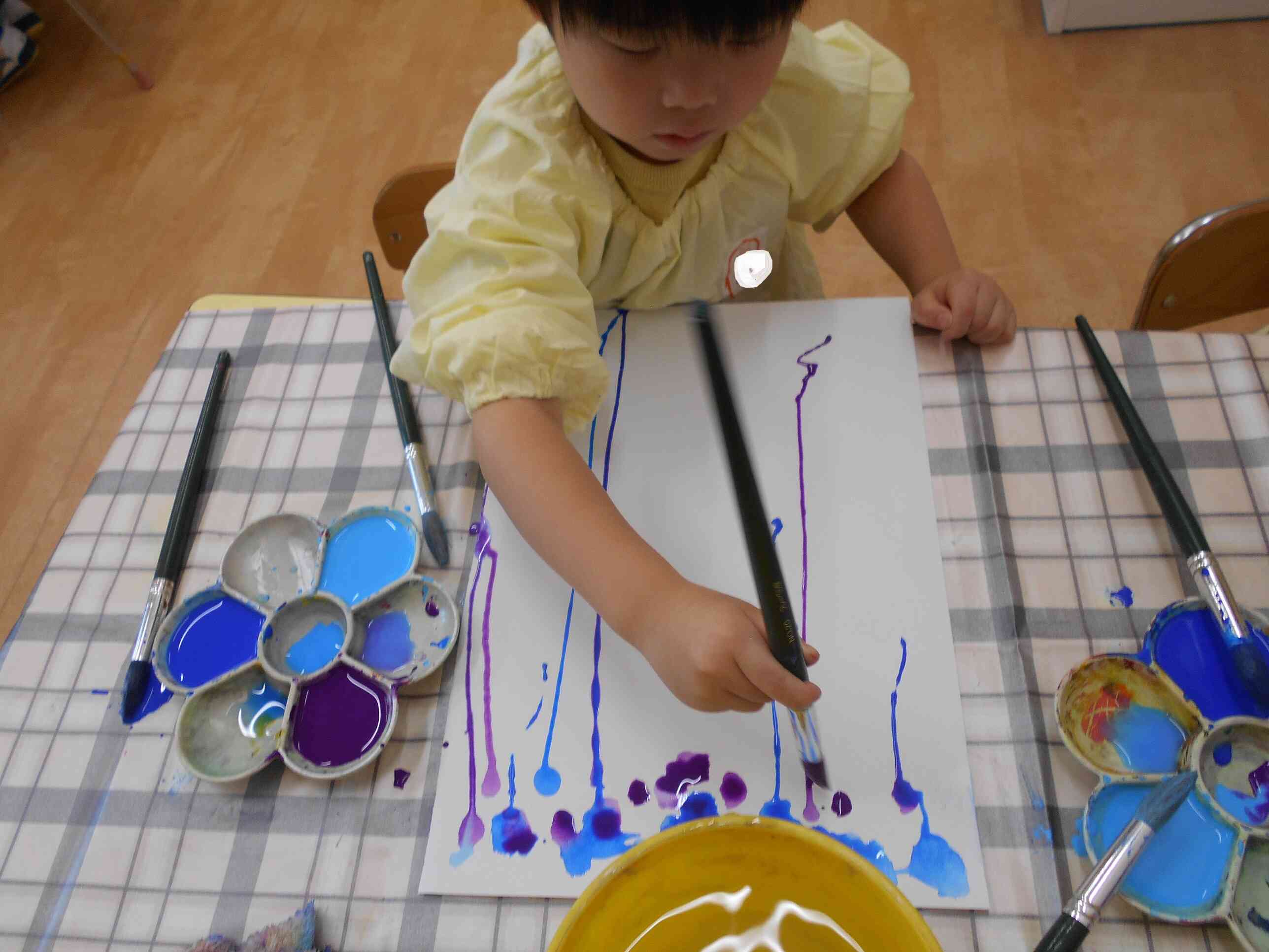 時計製作（4歳児　ぱんだ組）