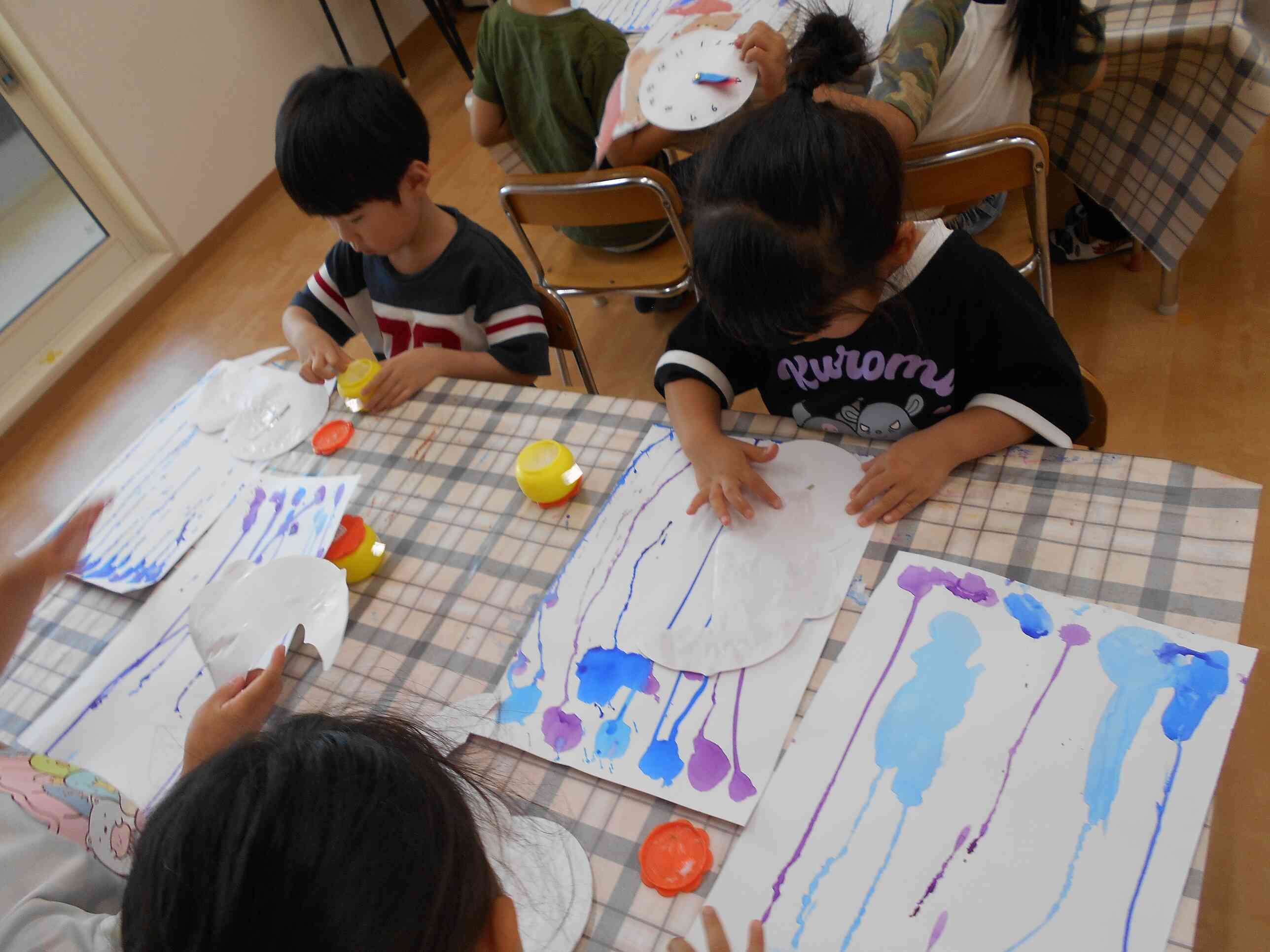 作った時計を合体！