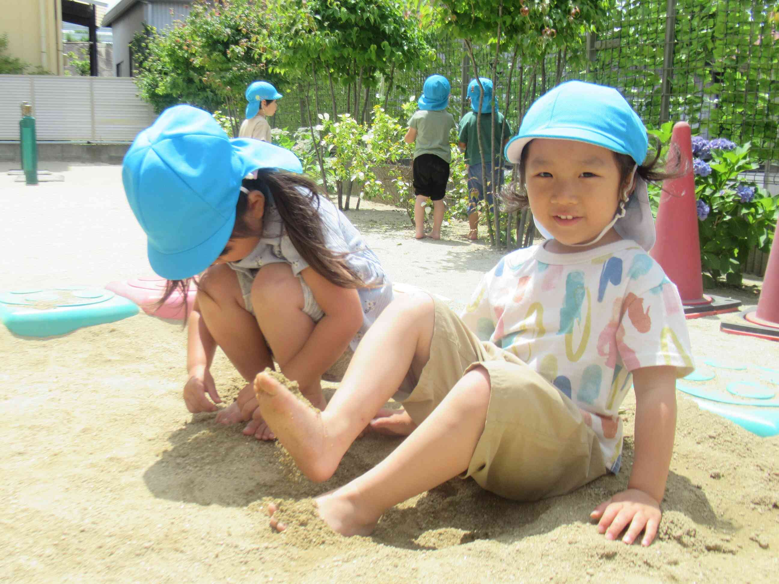 どろんこあそび(りす組 ・3歳児)