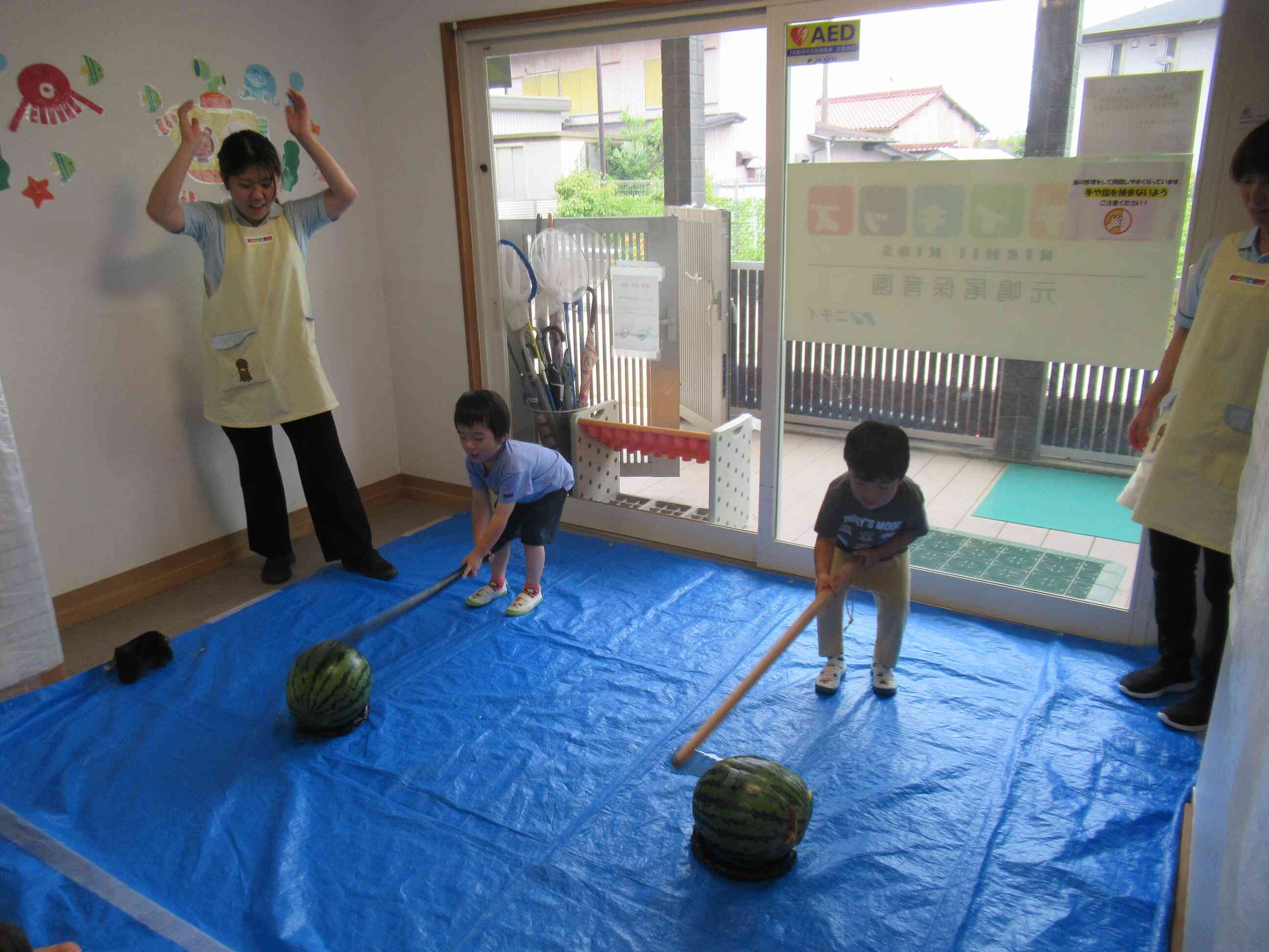 すいかわり（幼児組）