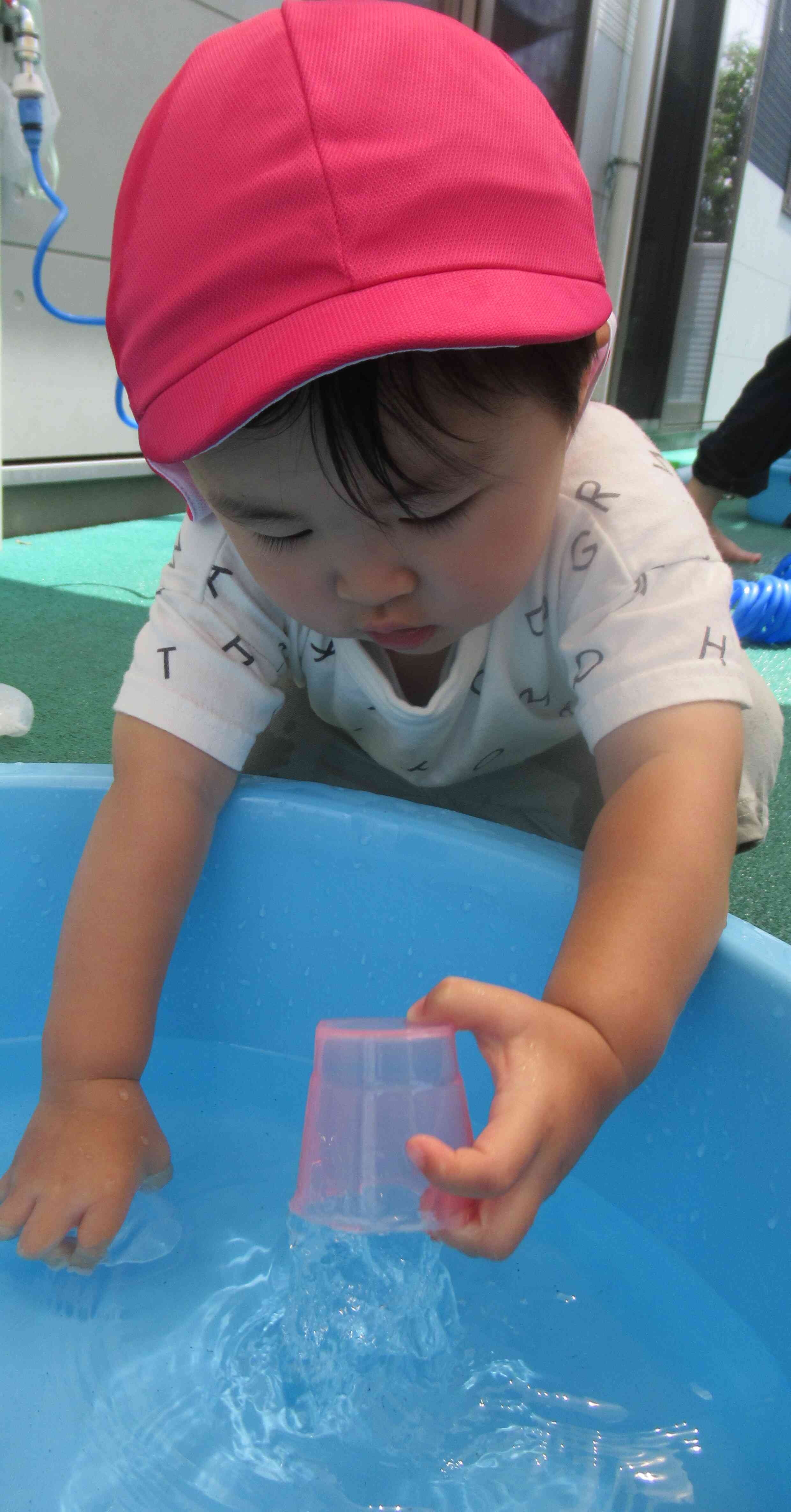 水遊びスタート！