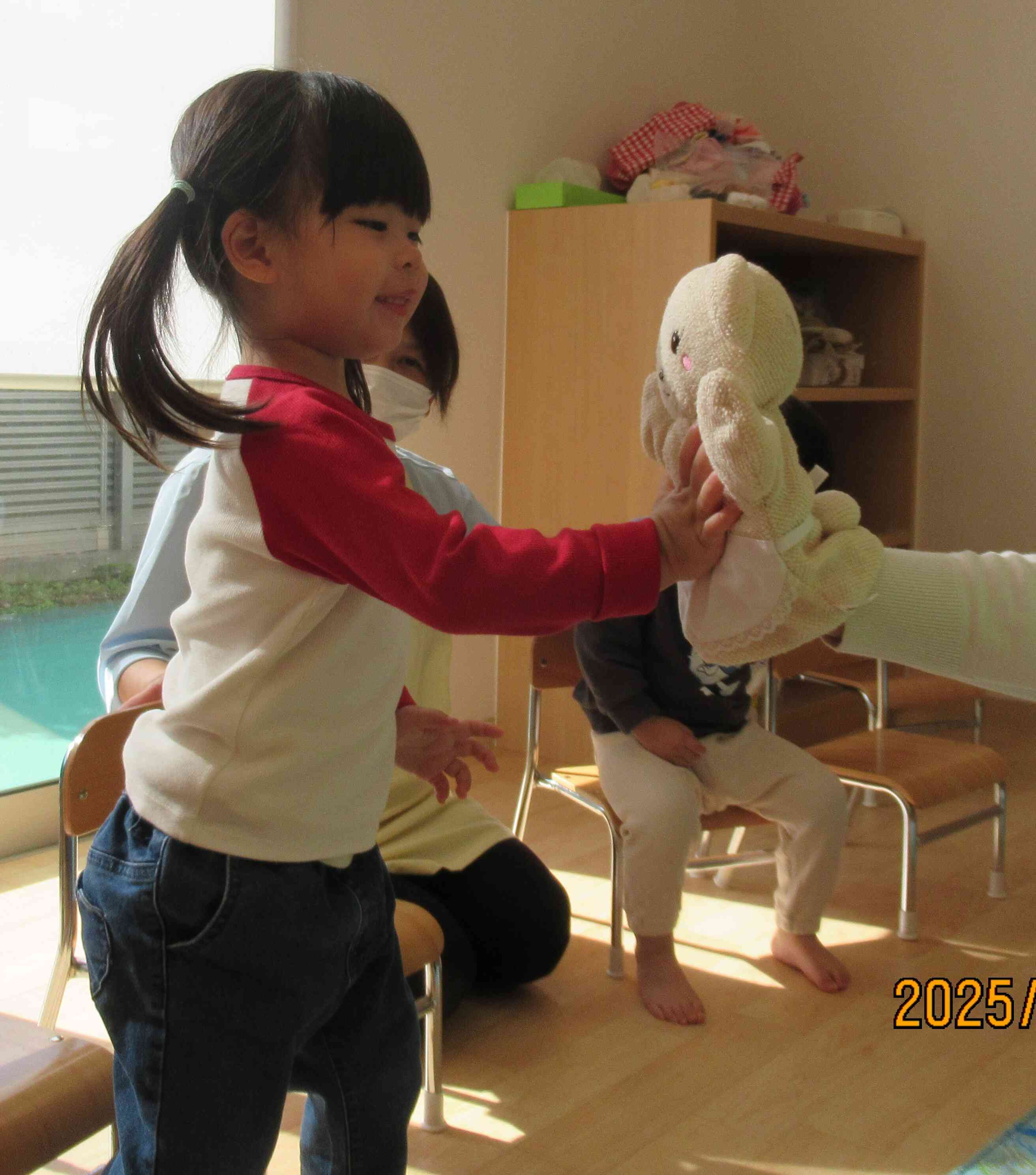 ハイタッチ～☆