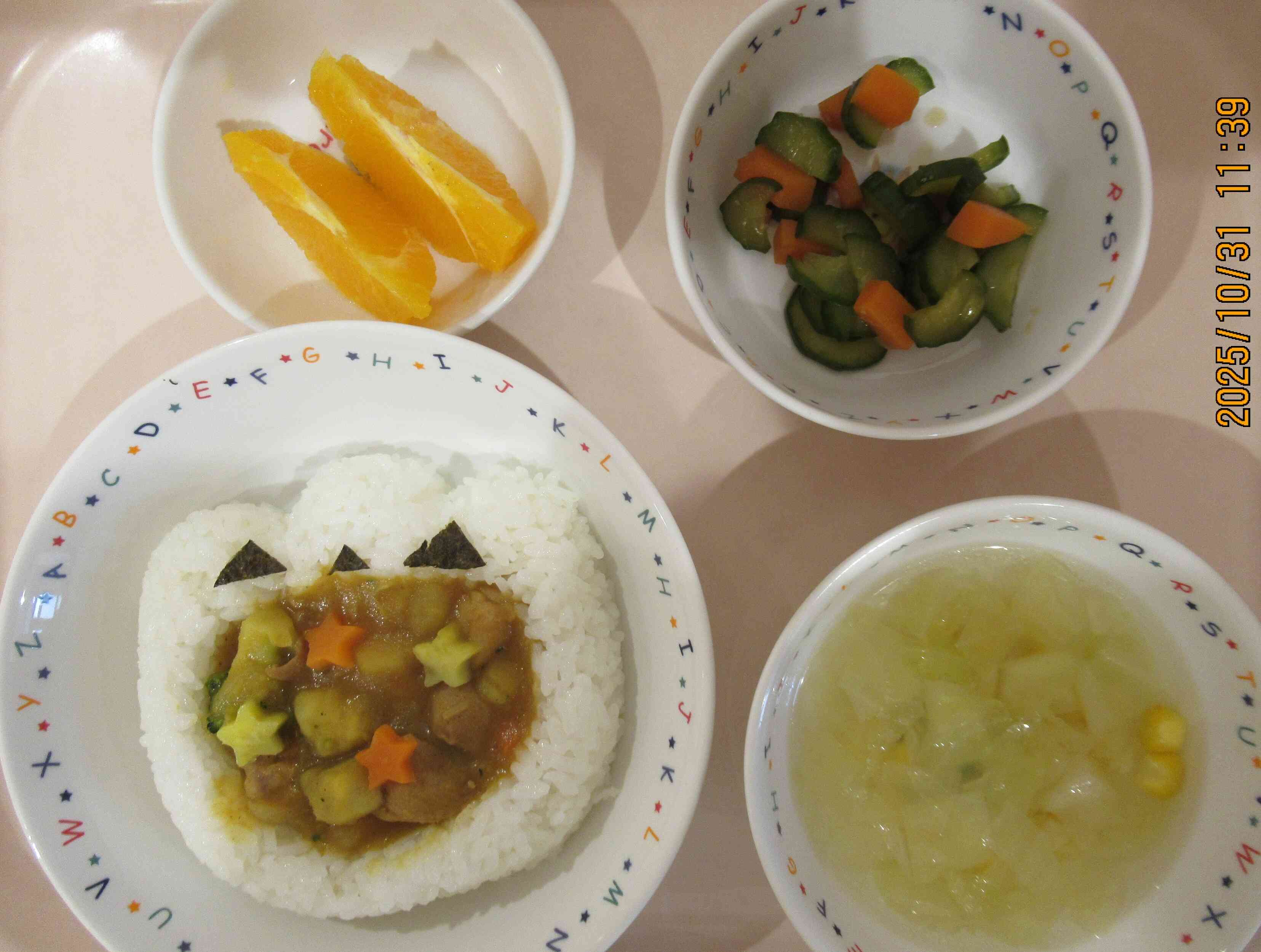 ハロウィーン献立