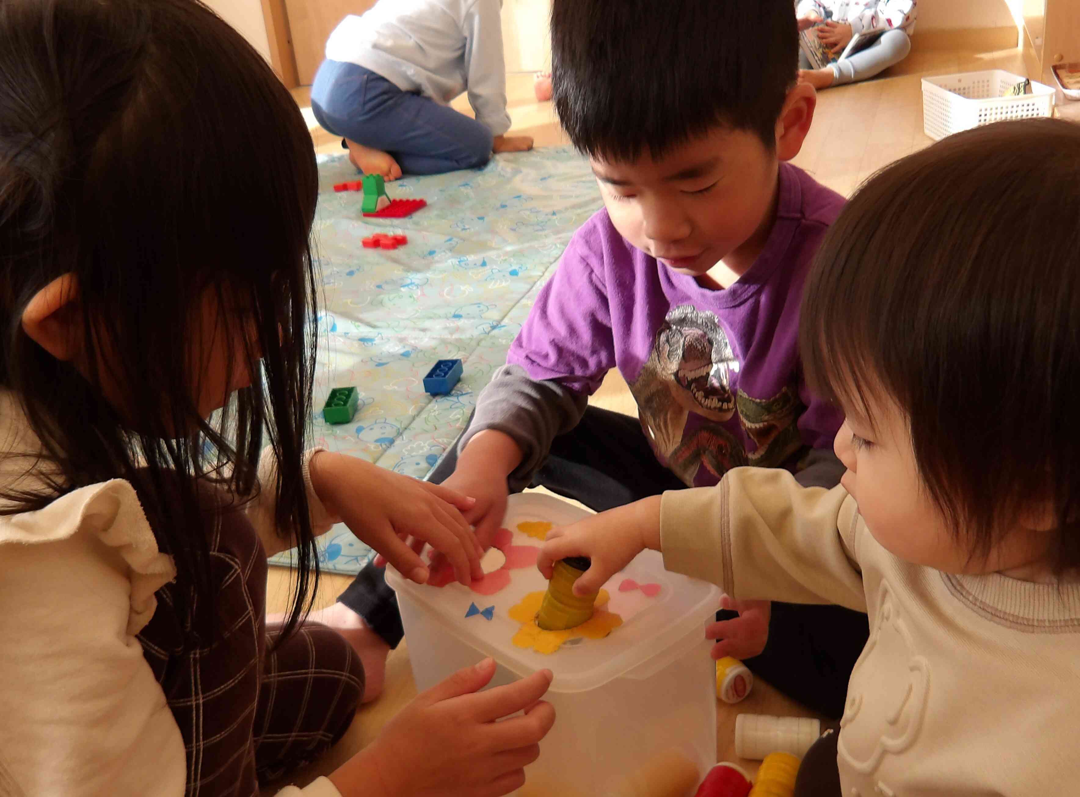 朝や夕方の合同保育☆