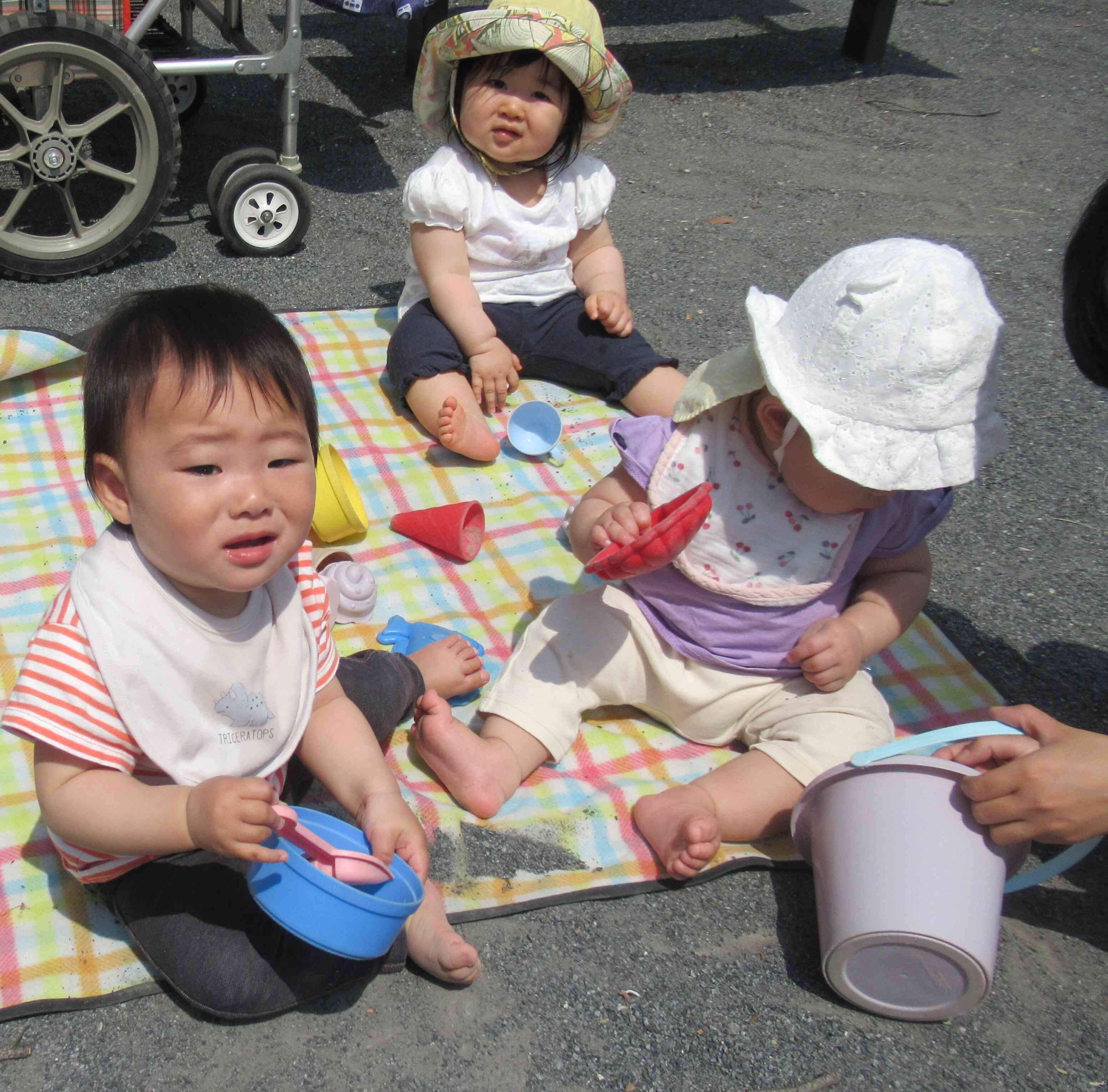 公園遊び楽しいね☆～０歳児クラス～