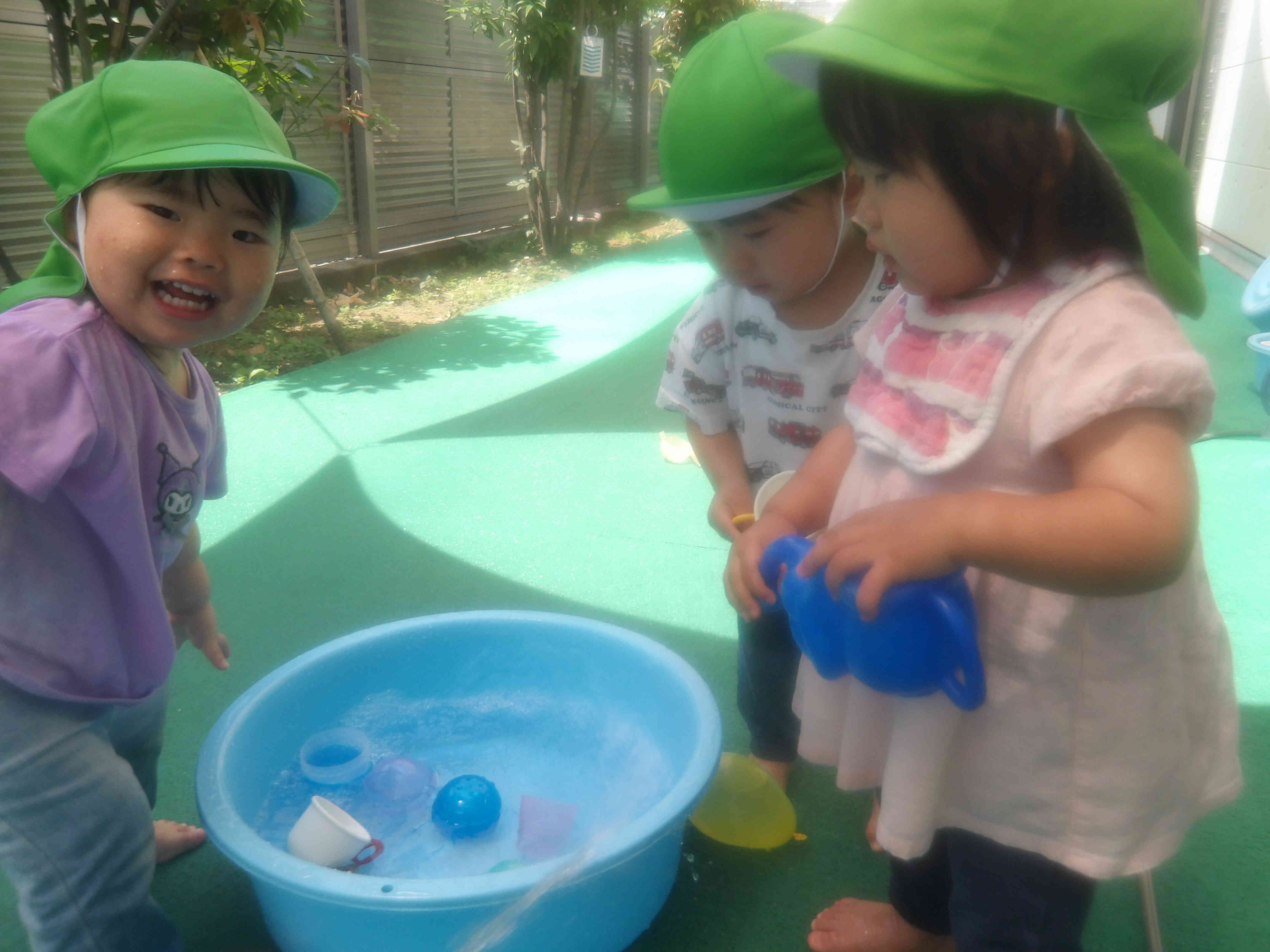 水遊びスタート☆