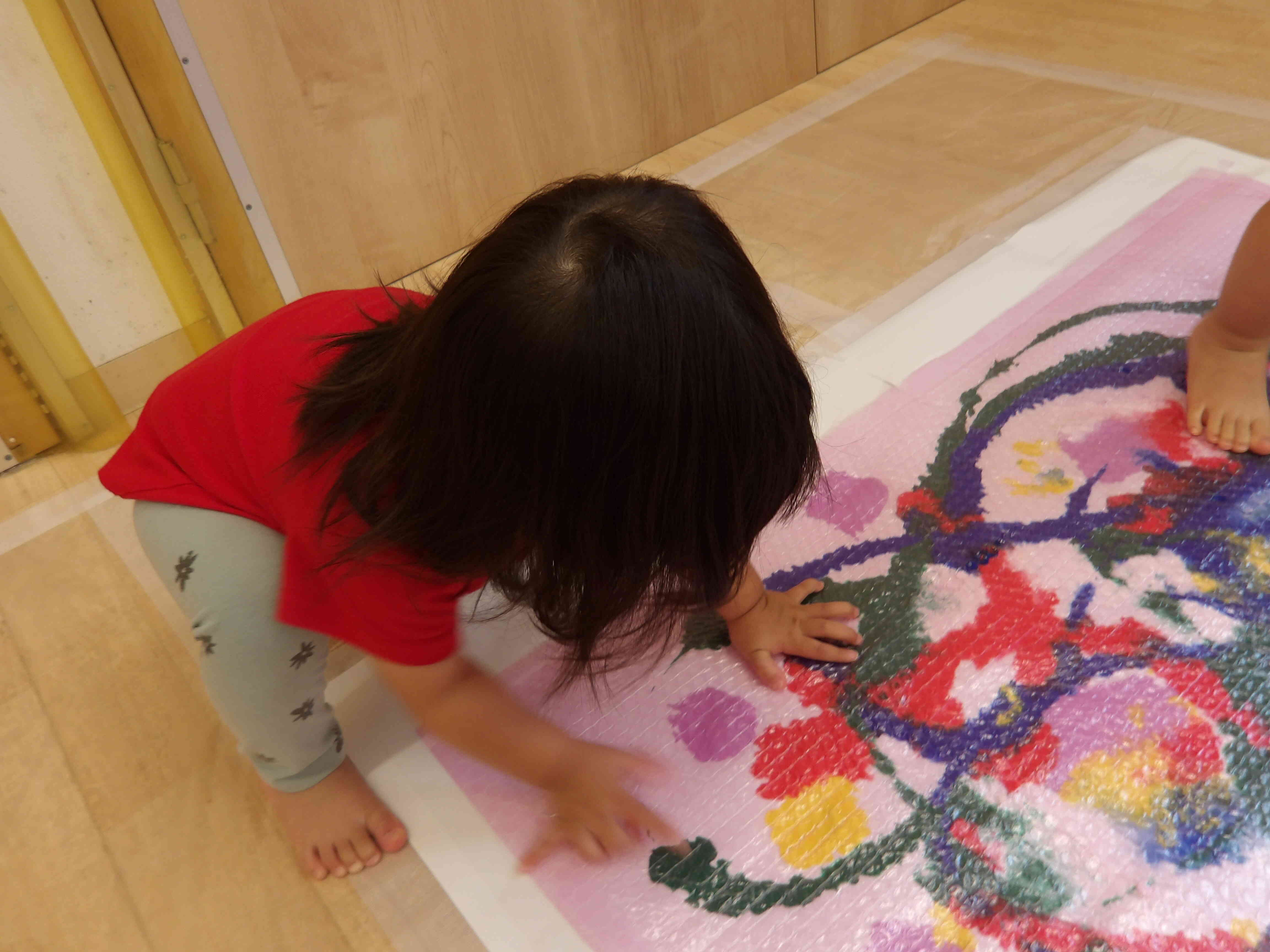 絵具遊び！～1歳児～