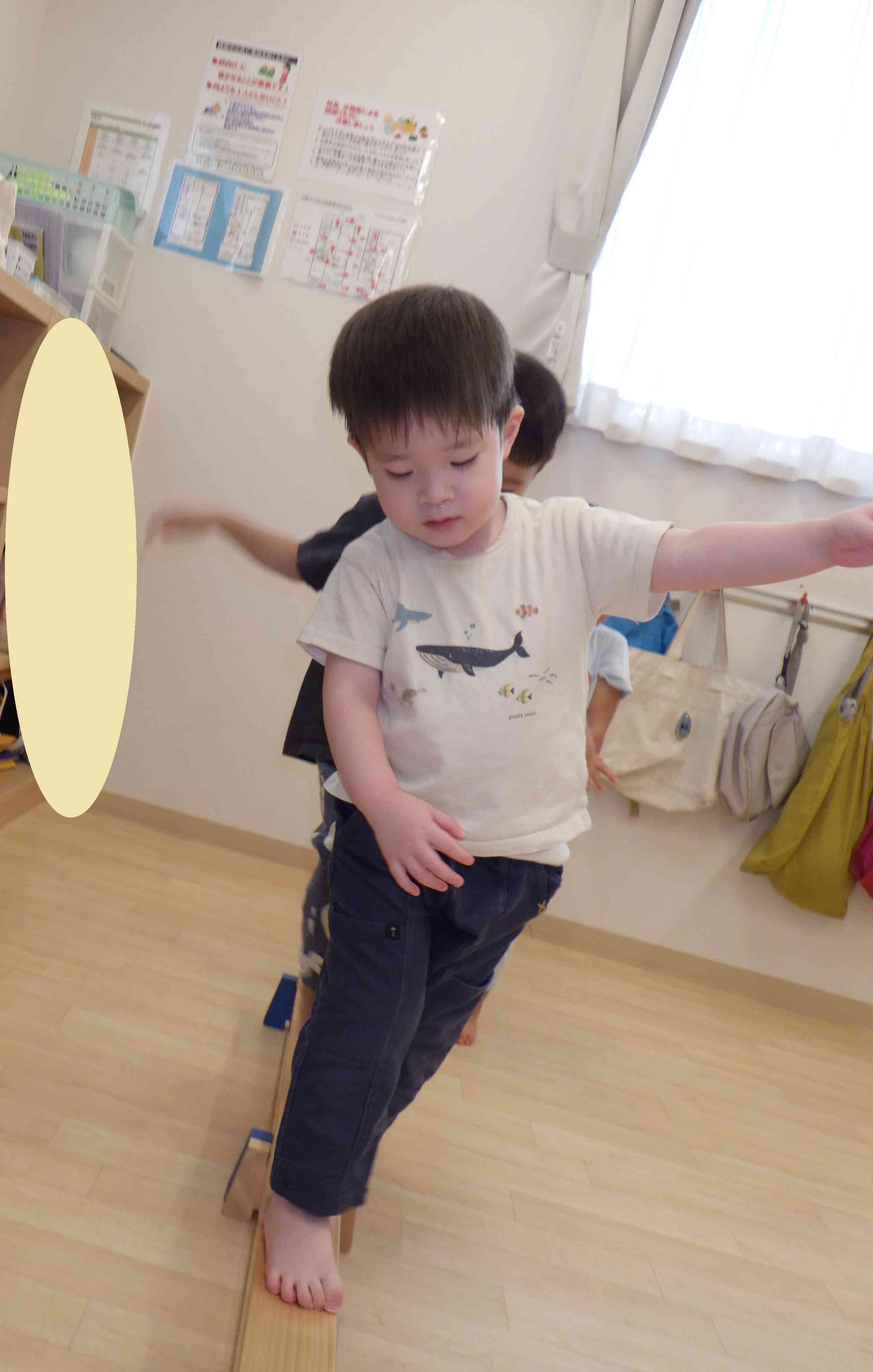 平均台＆マット運動～2歳児～