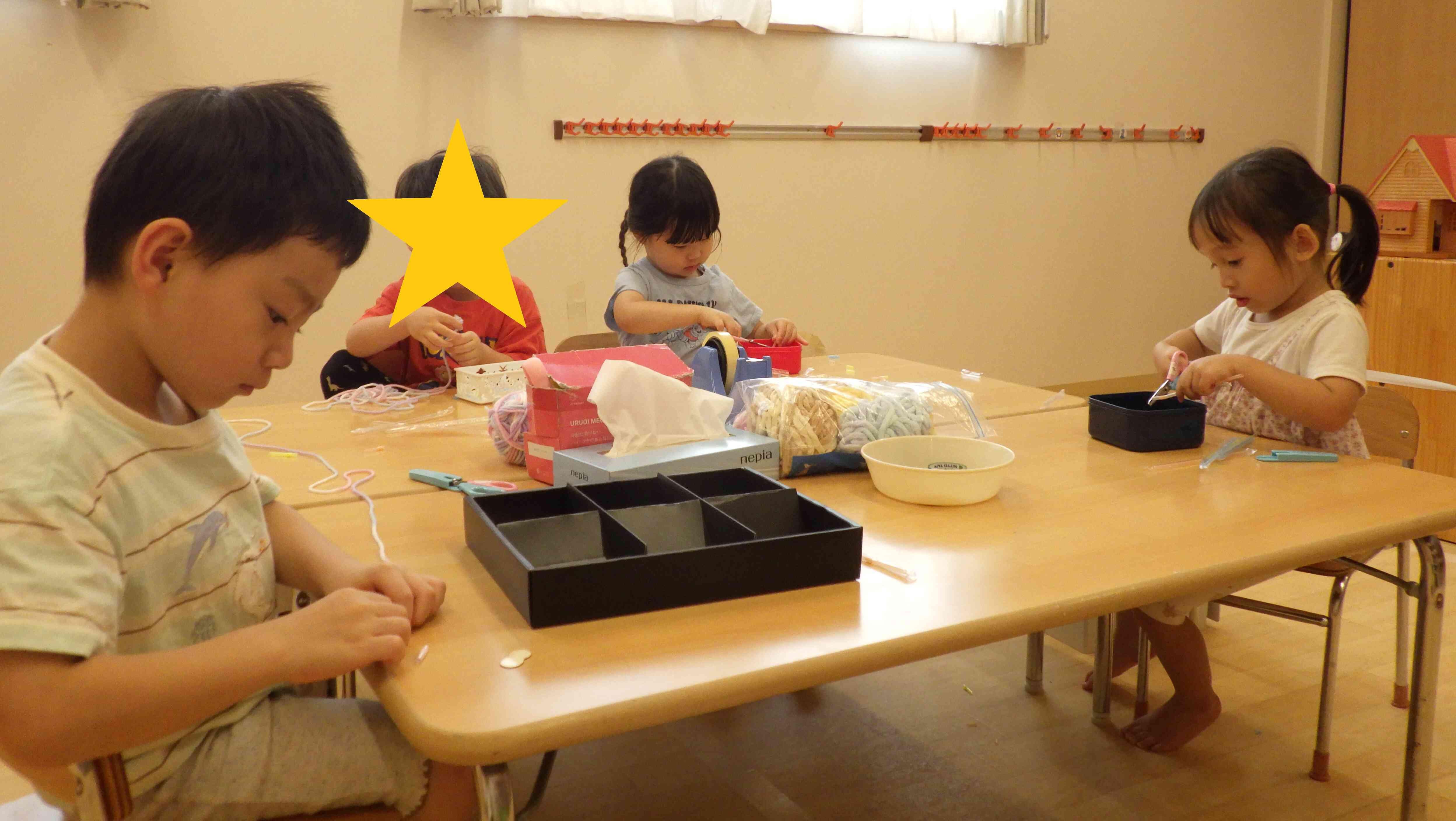 アクセサリー作り☆～幼児組～