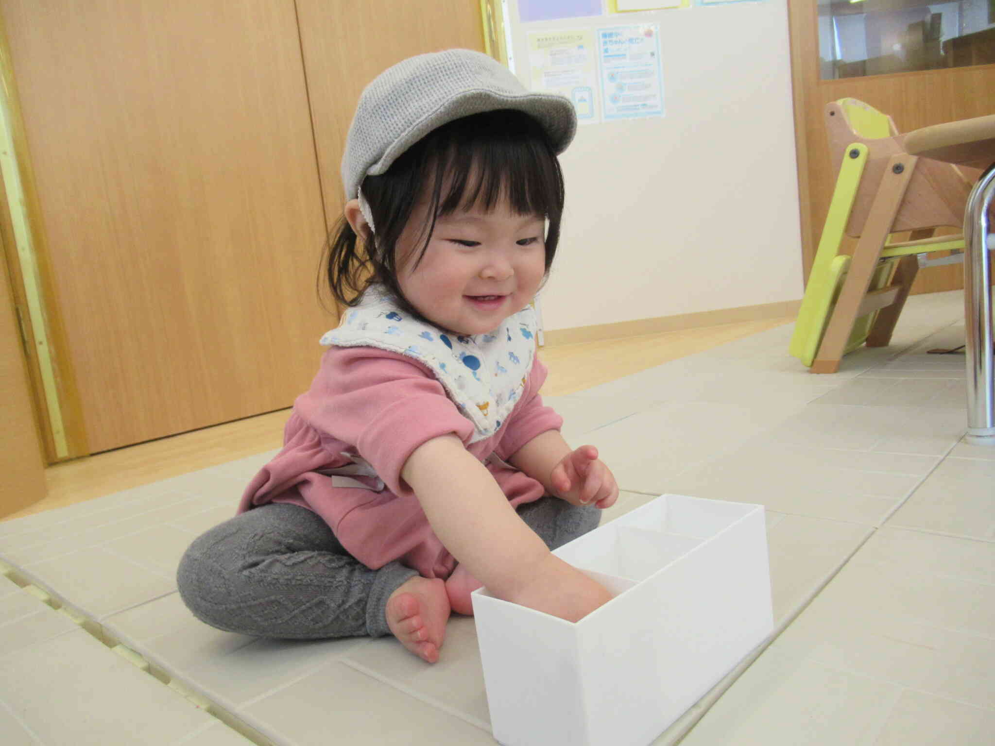 靴下も自分の場所にしまえるよ！