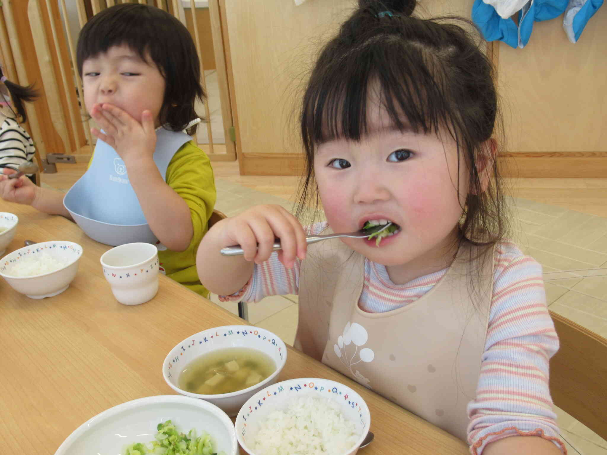 お野菜も食べるよ！