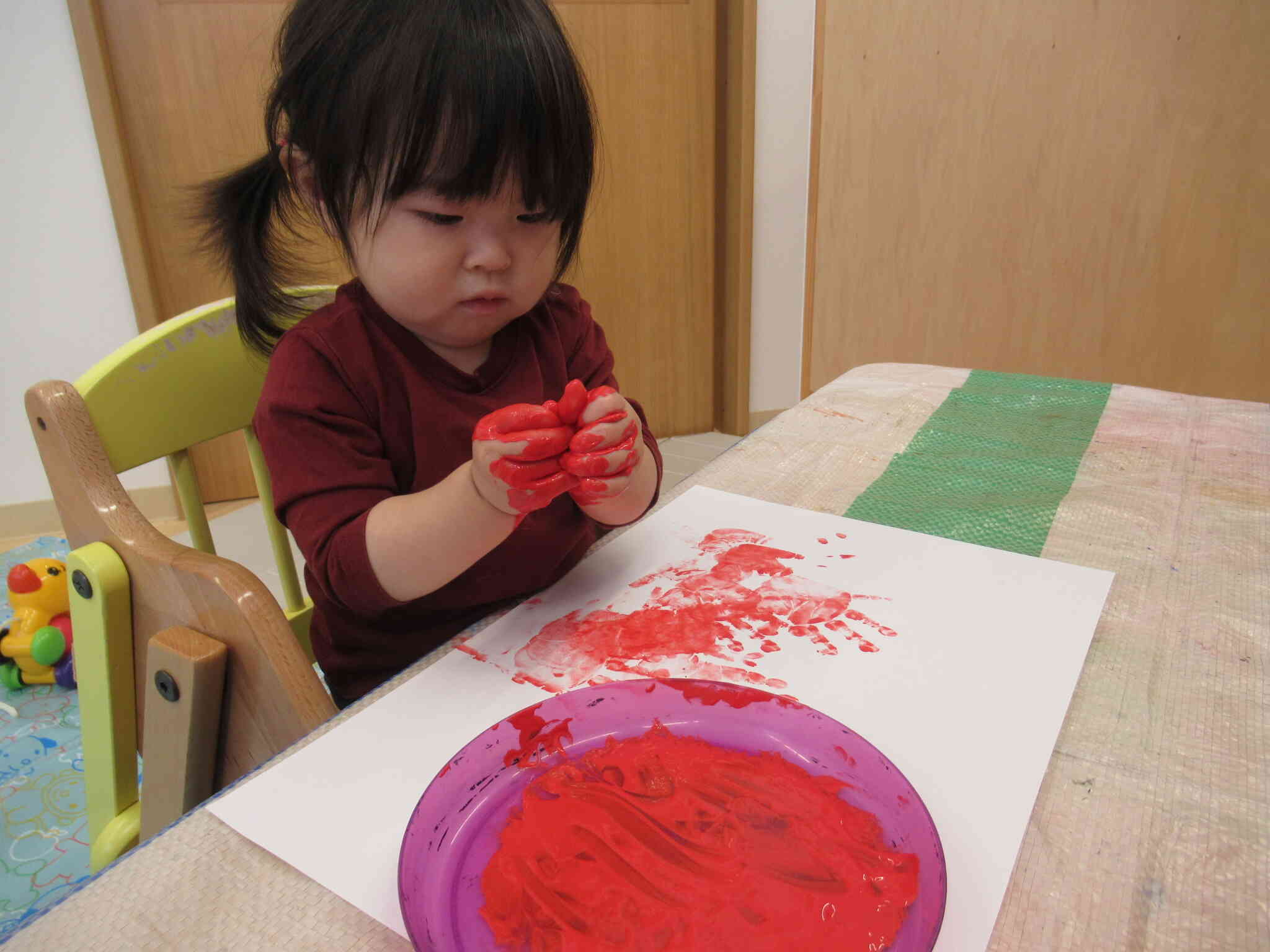ひよこ組(0歳児)　最近の活動の様子