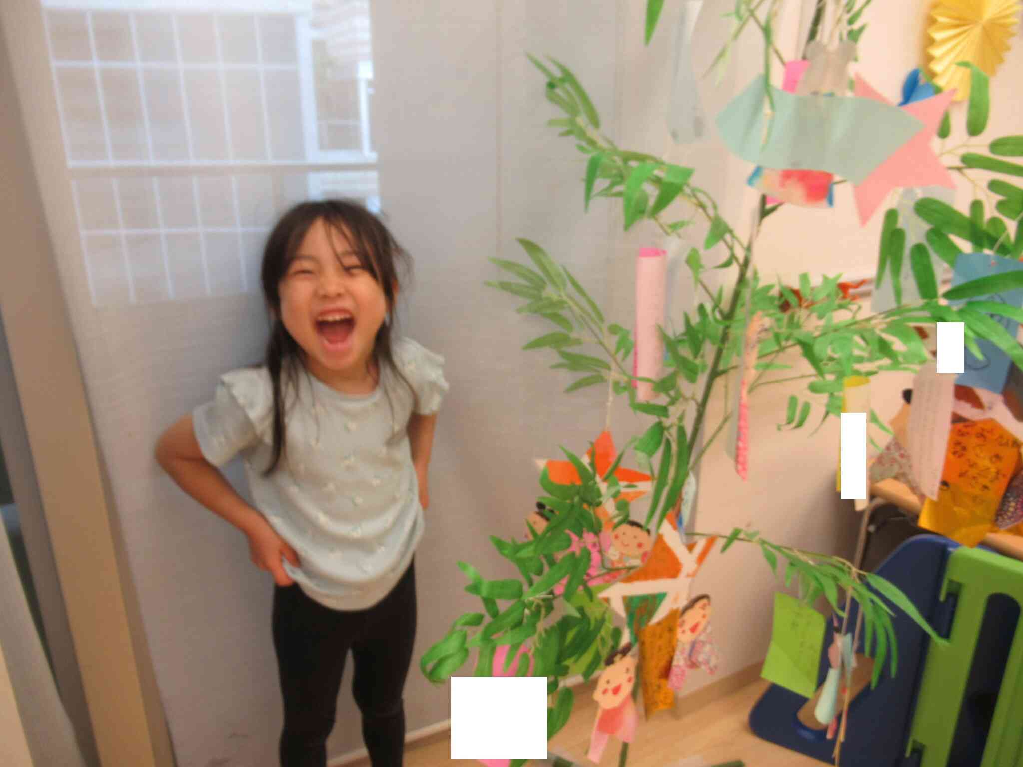 かざれた！と満面の笑み☆