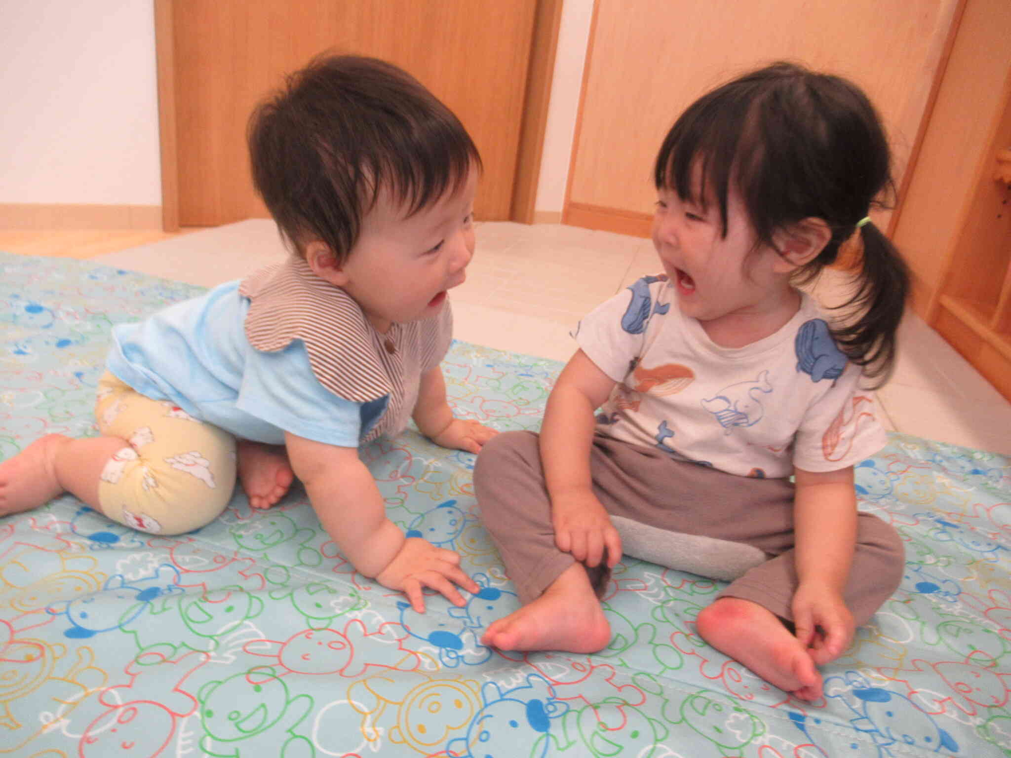 ひよこ組（0歳児）たのしいね！