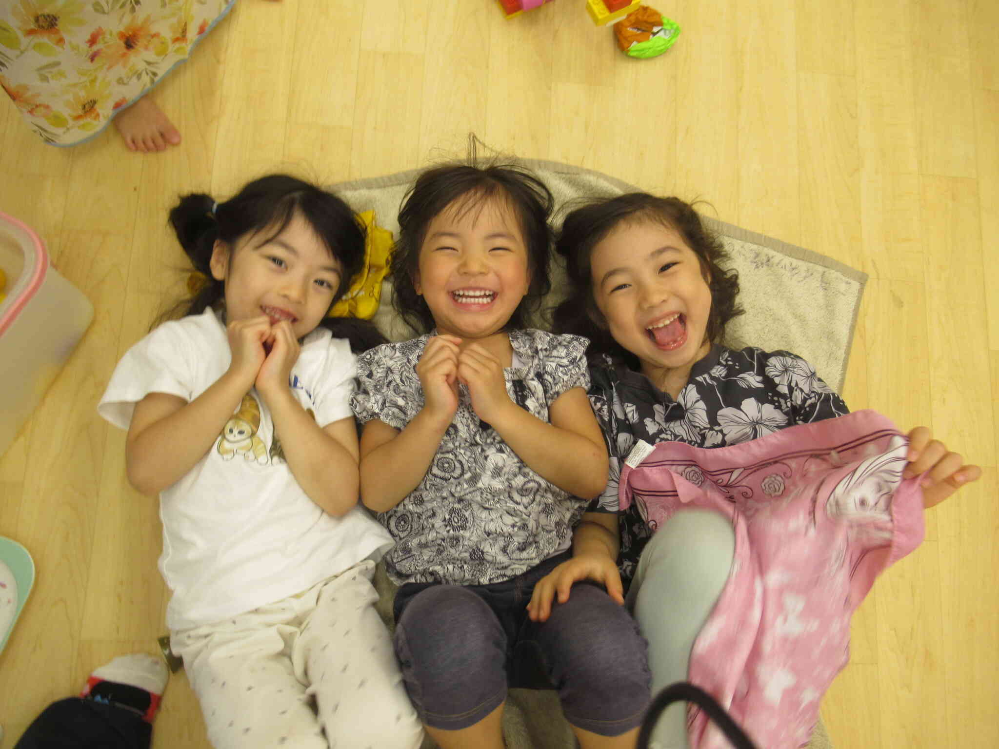 3人で一緒に寝たい!