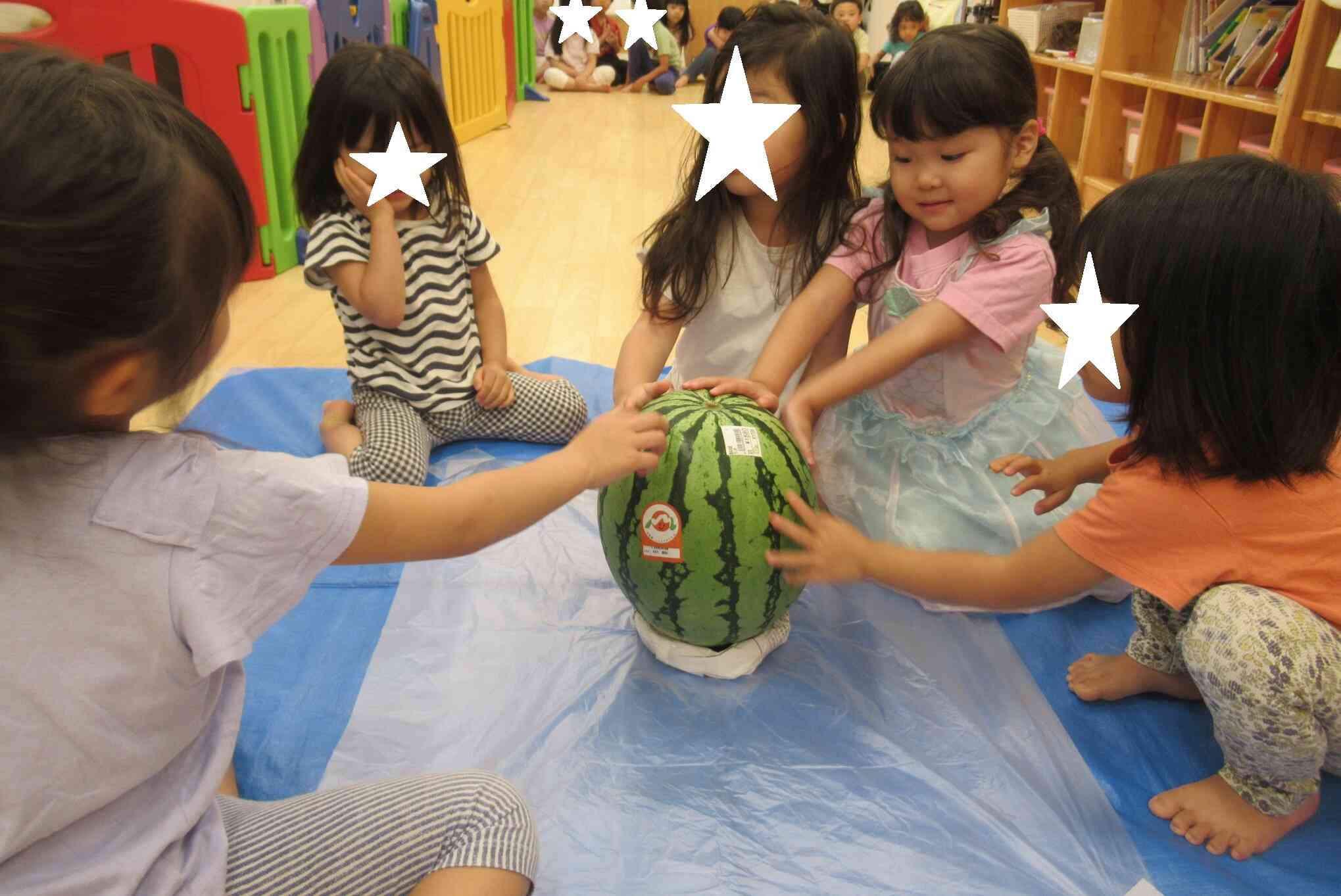 すいか割り【３～５歳児食育】
