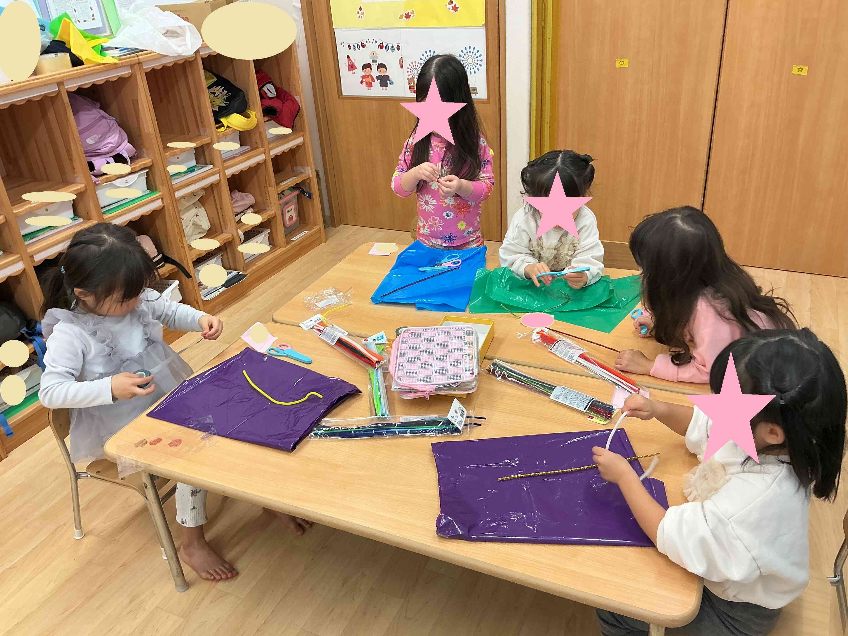 友達と協力して楽しく作ったよ。