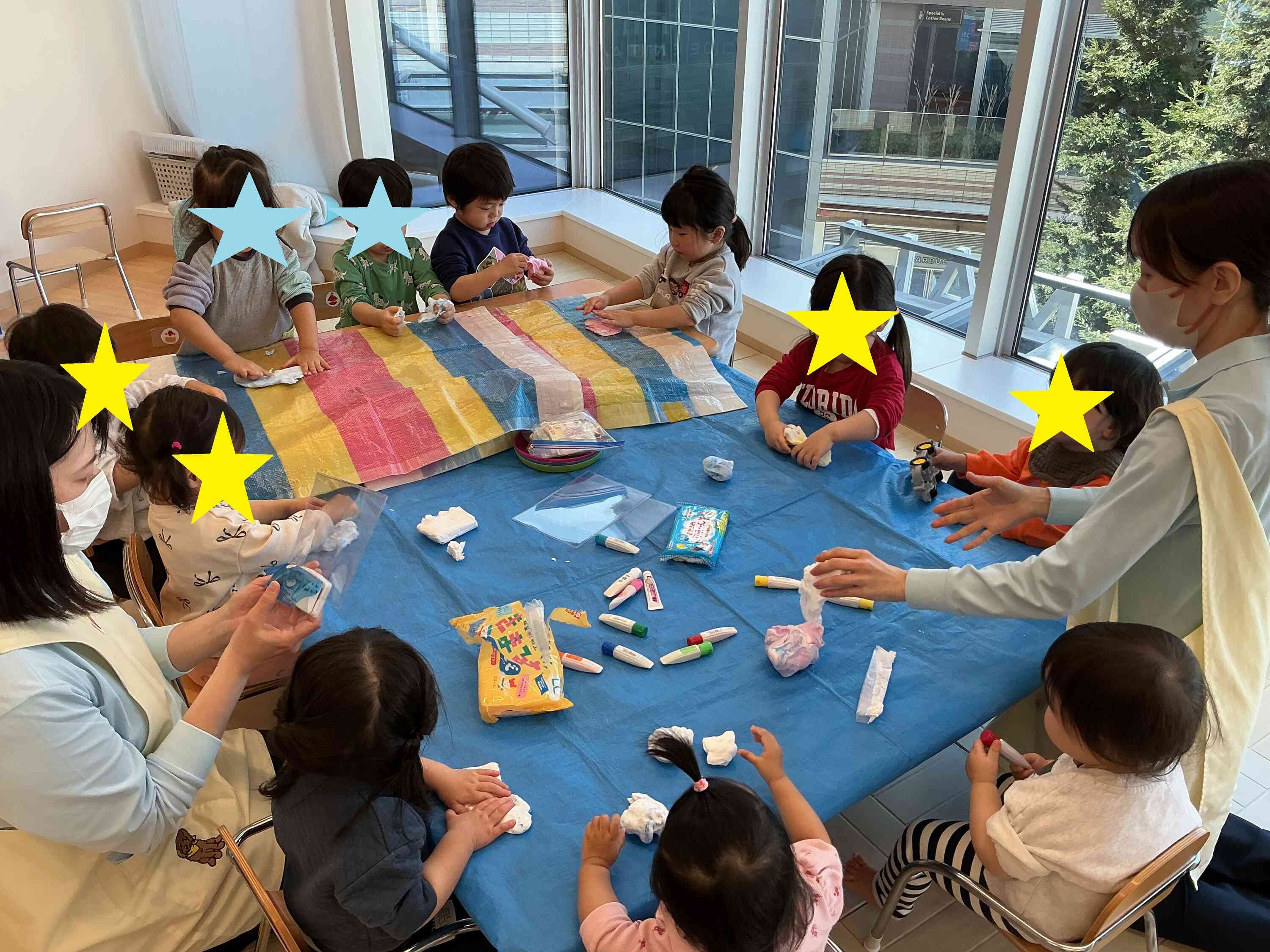たくさん遊んでもらったお友達へ・・・！☆ひよこ組(0歳児)あひる組(１歳児)うさぎ組(2歳児)