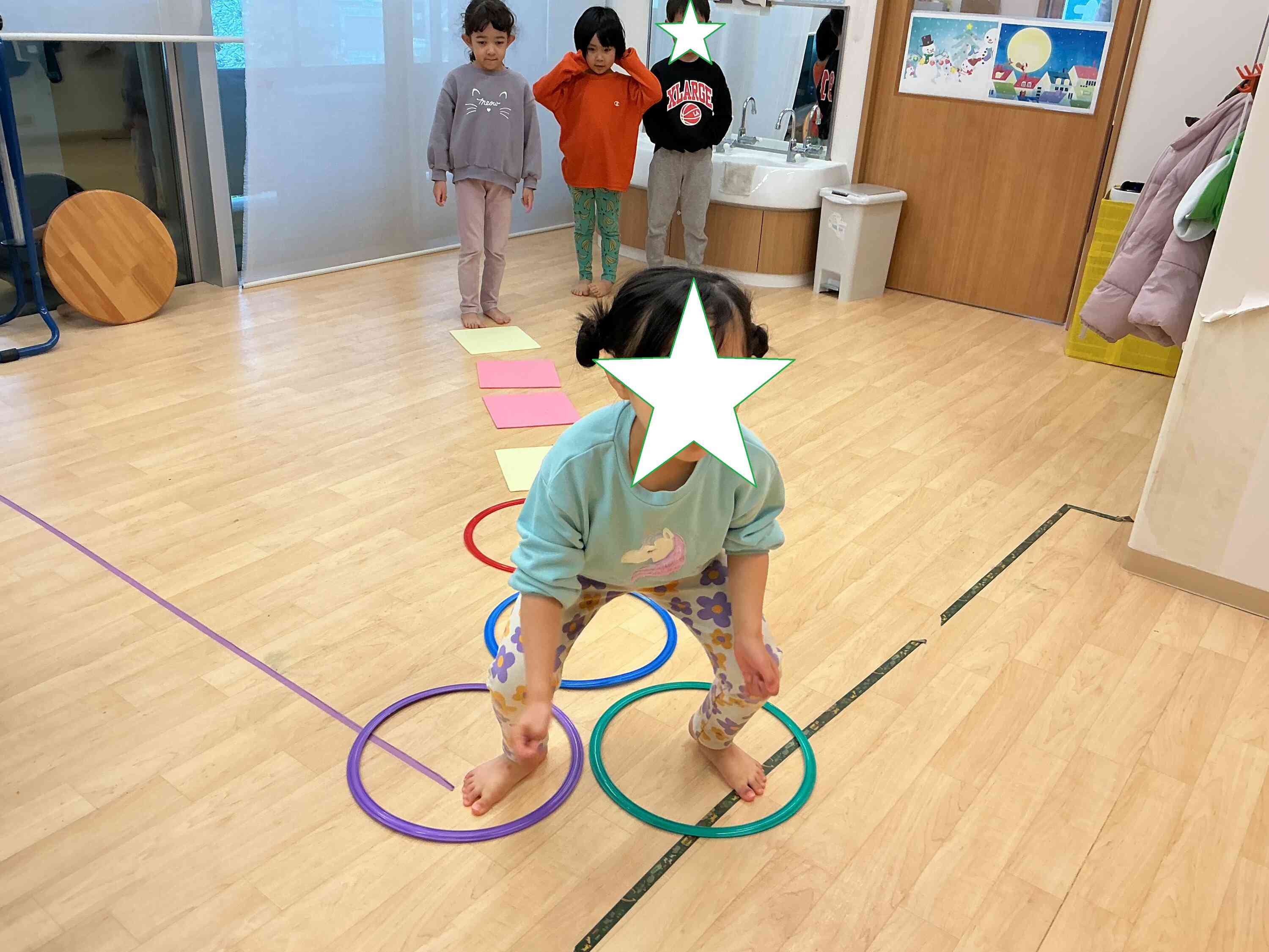 足を踏ん張って止まる力もつきました！