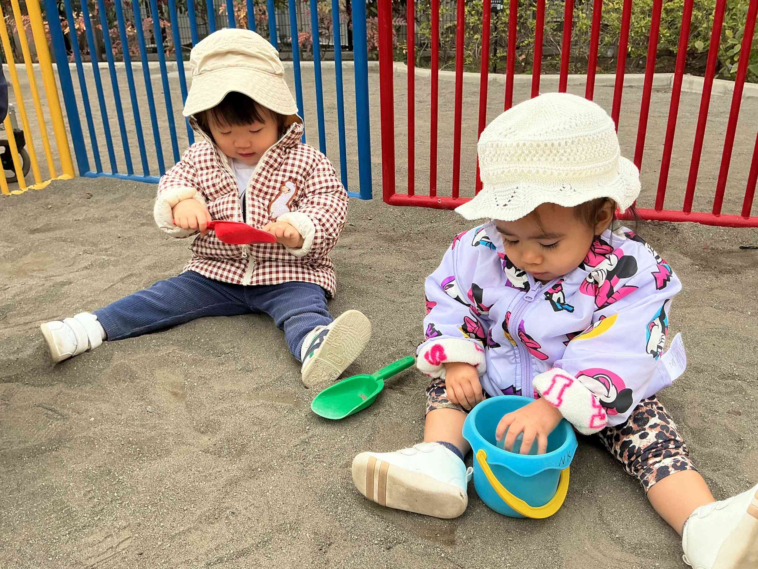 上手にスコップが使えるよ！