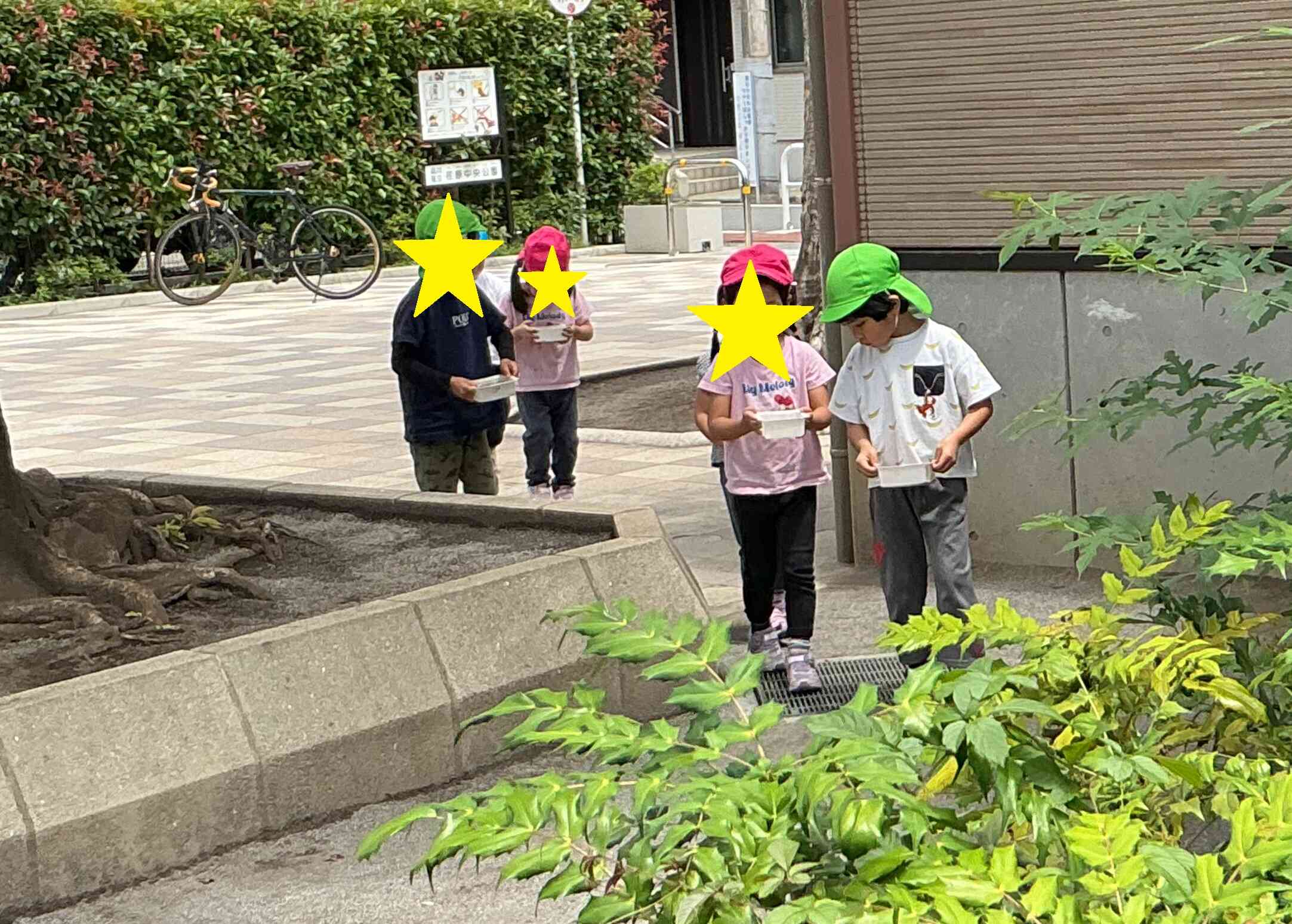 お水運び中♪
