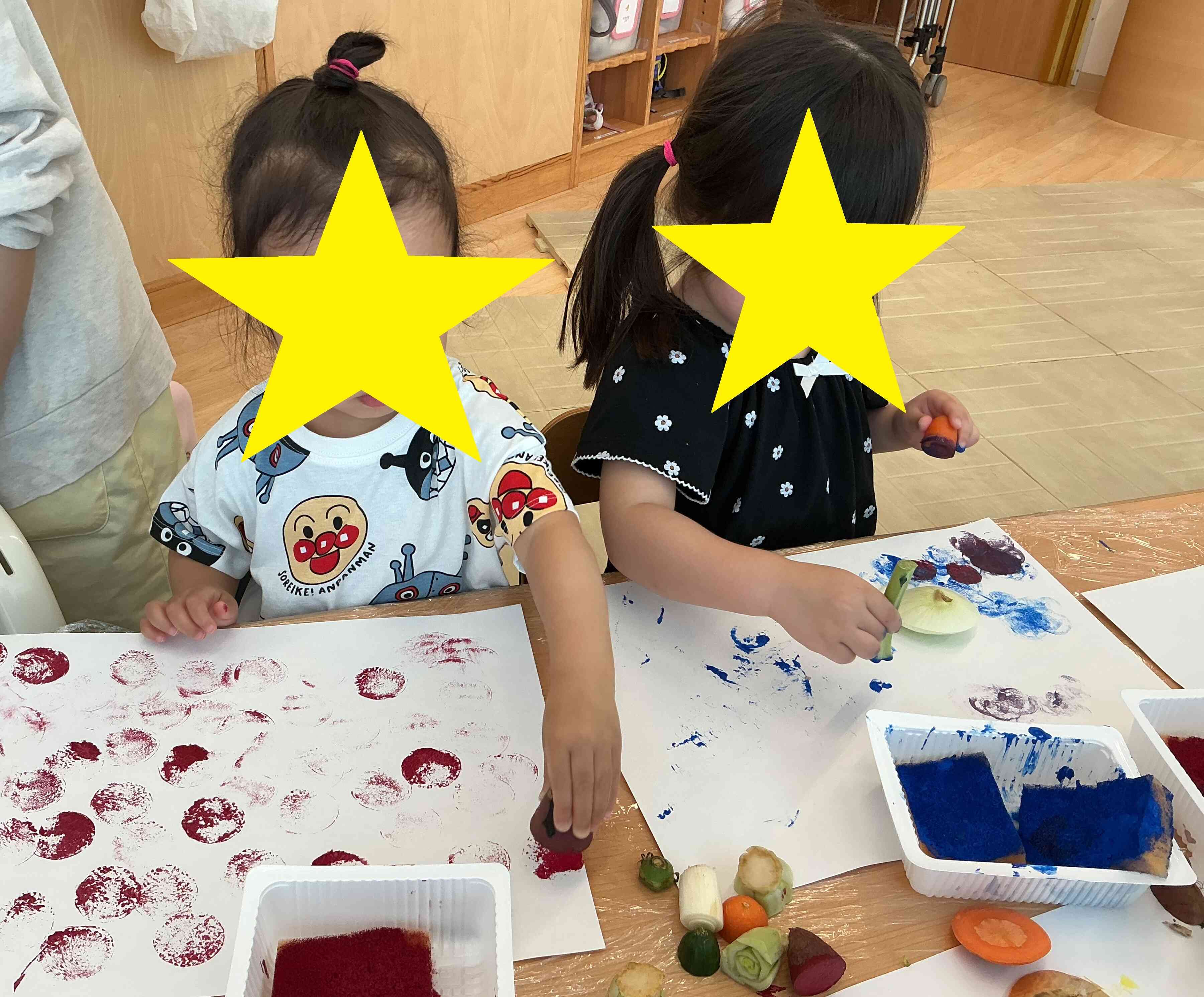 野菜スタンプ