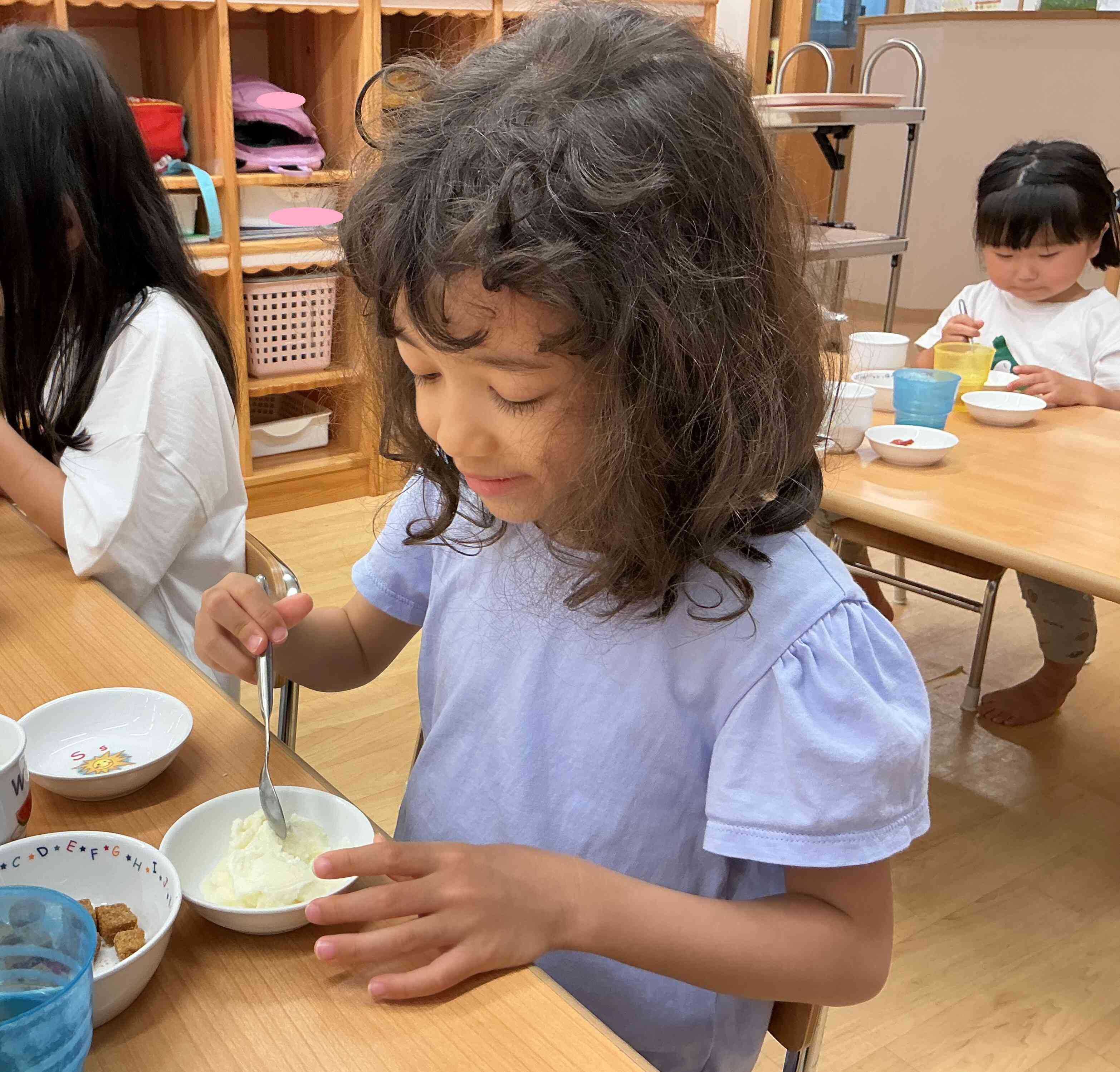 待ちに待ったおやつの時間♪