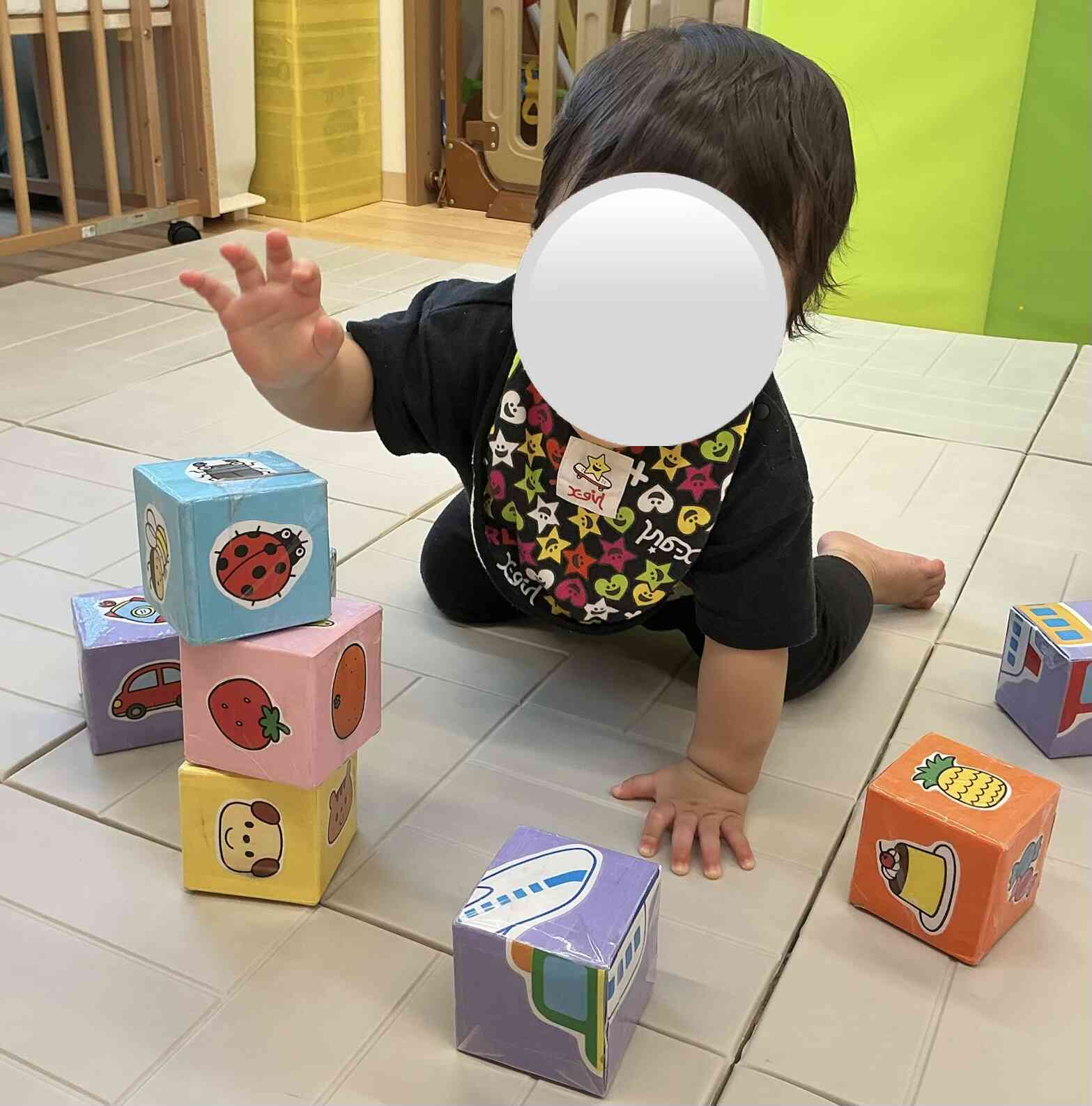 3つ積めるようになったよ!