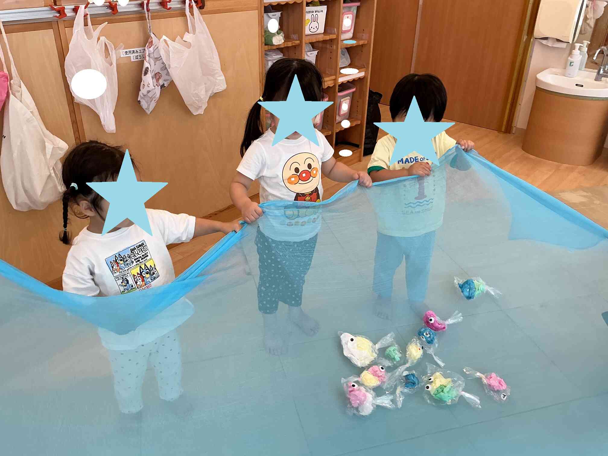 魚が泳いでいるみたい♪
