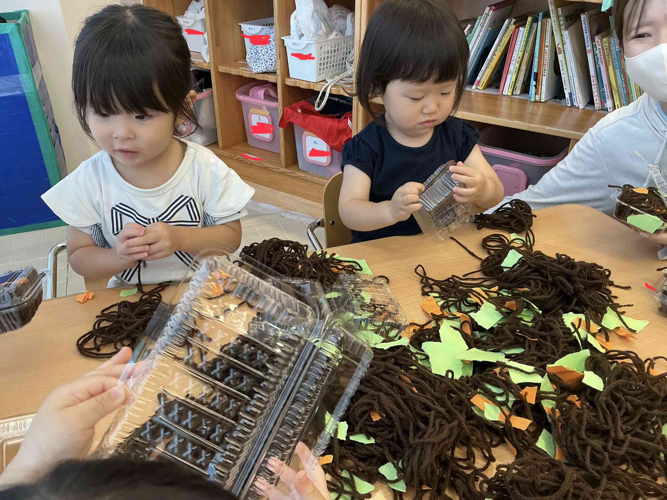 8月の様子⭐︎あひる組）1歳児