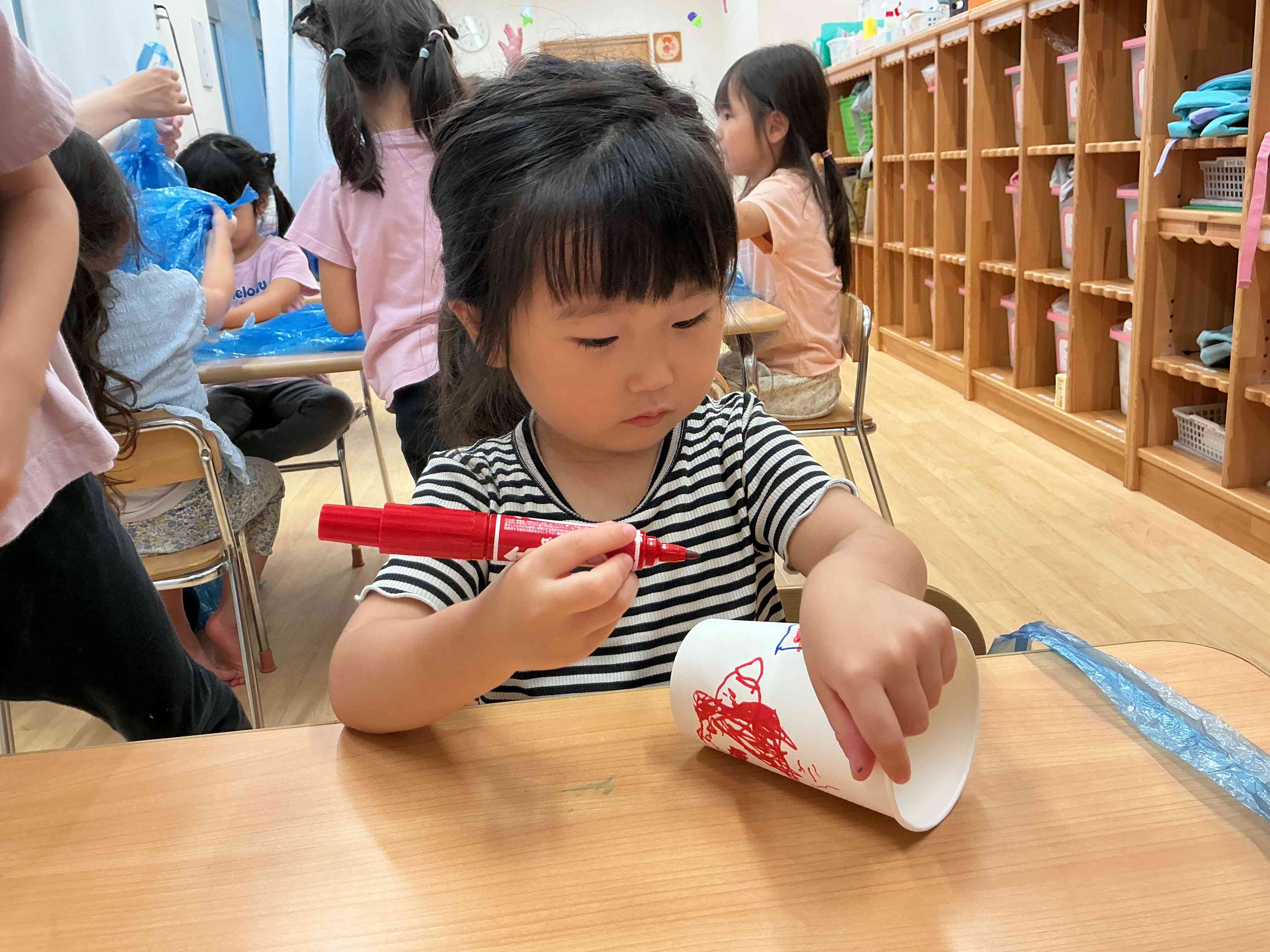 夏祭り頑張るぞ☆りす組（３歳児）